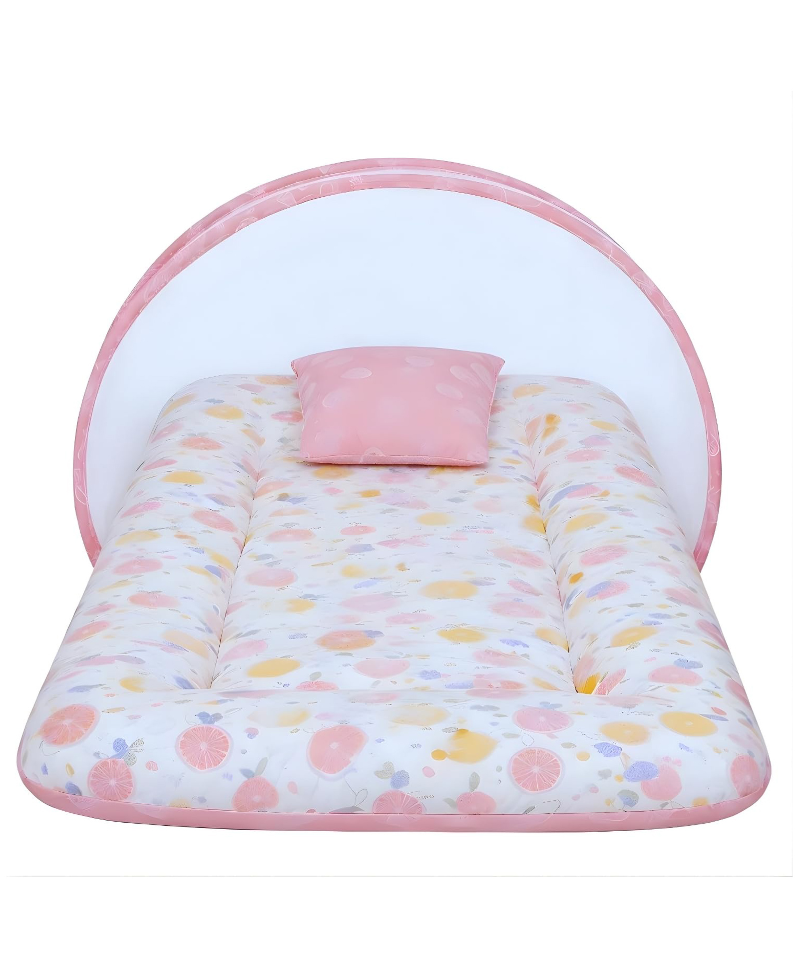 Toddylon Baby Bed For New Born Baby Mattress with Mosquito Net - Pink-picture-22