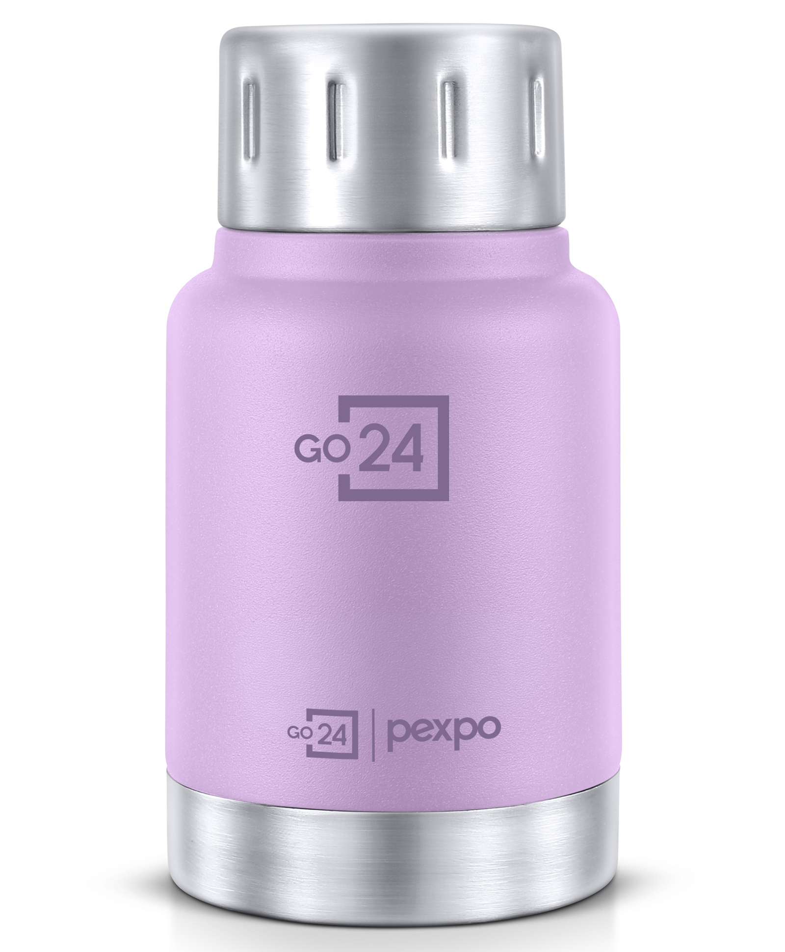 Pexpo Cameo Hot & Cold Stainless Steel Water Bottle Vacuum Insulated Leak proof & BPA Free Screw Cap Office, School, Gym, & Travelling Men, Women & Kids 160 ml - Orchid Purple-image-29