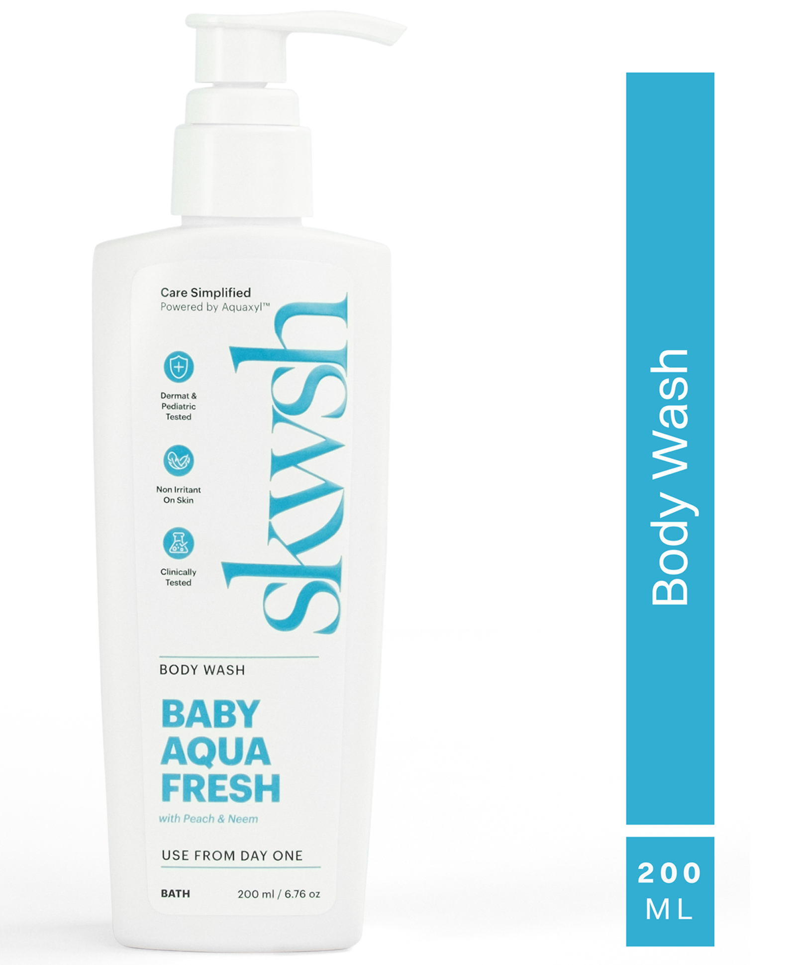Skwsh Baby Aqua Fresh Body Wash With Peach & Neem - 200 ml-picture-17
