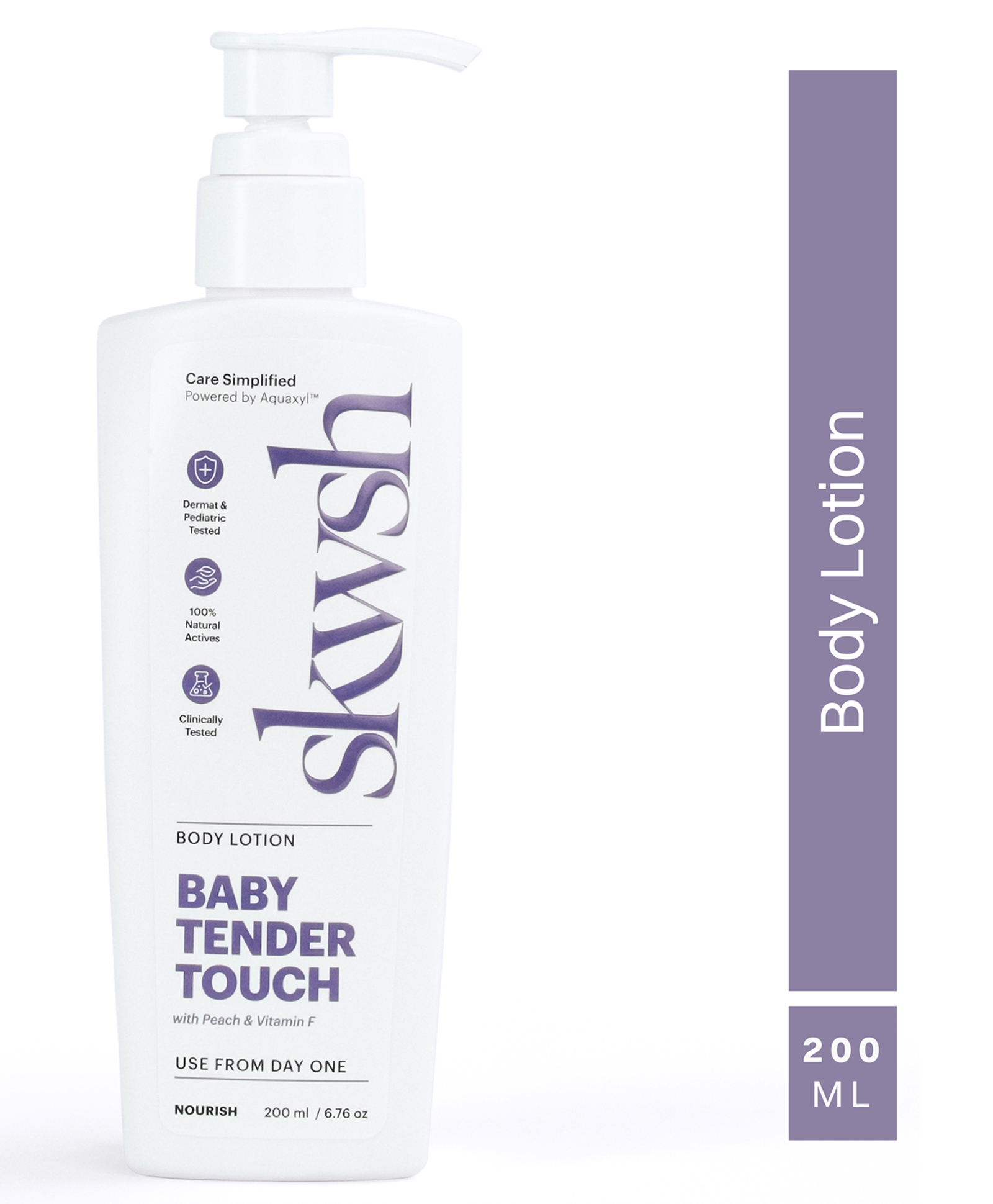 Skwsh Baby Tender Touch Body Lotion With Peach & Vitamin F - 200 ml-picture-16