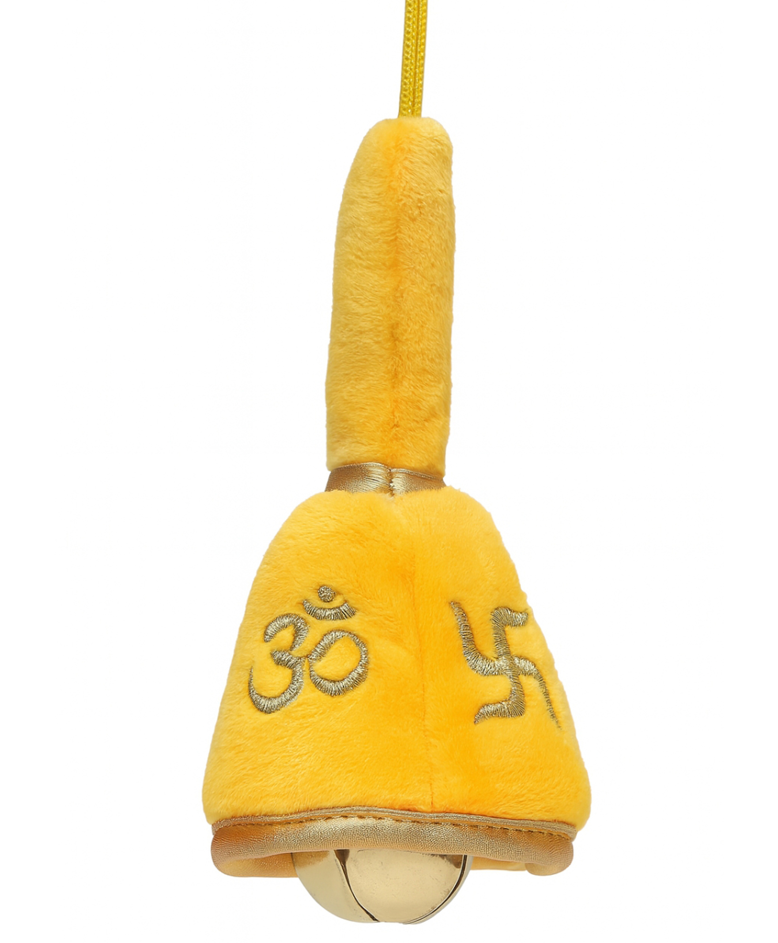 Panda's Box Height 16 cm Pooja Aarti Bell | Soft Musical Toy| Non-Toxic, Safe|Suited For Kids Temple, God Idols & Festive Decor| Best Return Gift For Newborn, Infants, Toddlers & Babies - Yellow-image-30