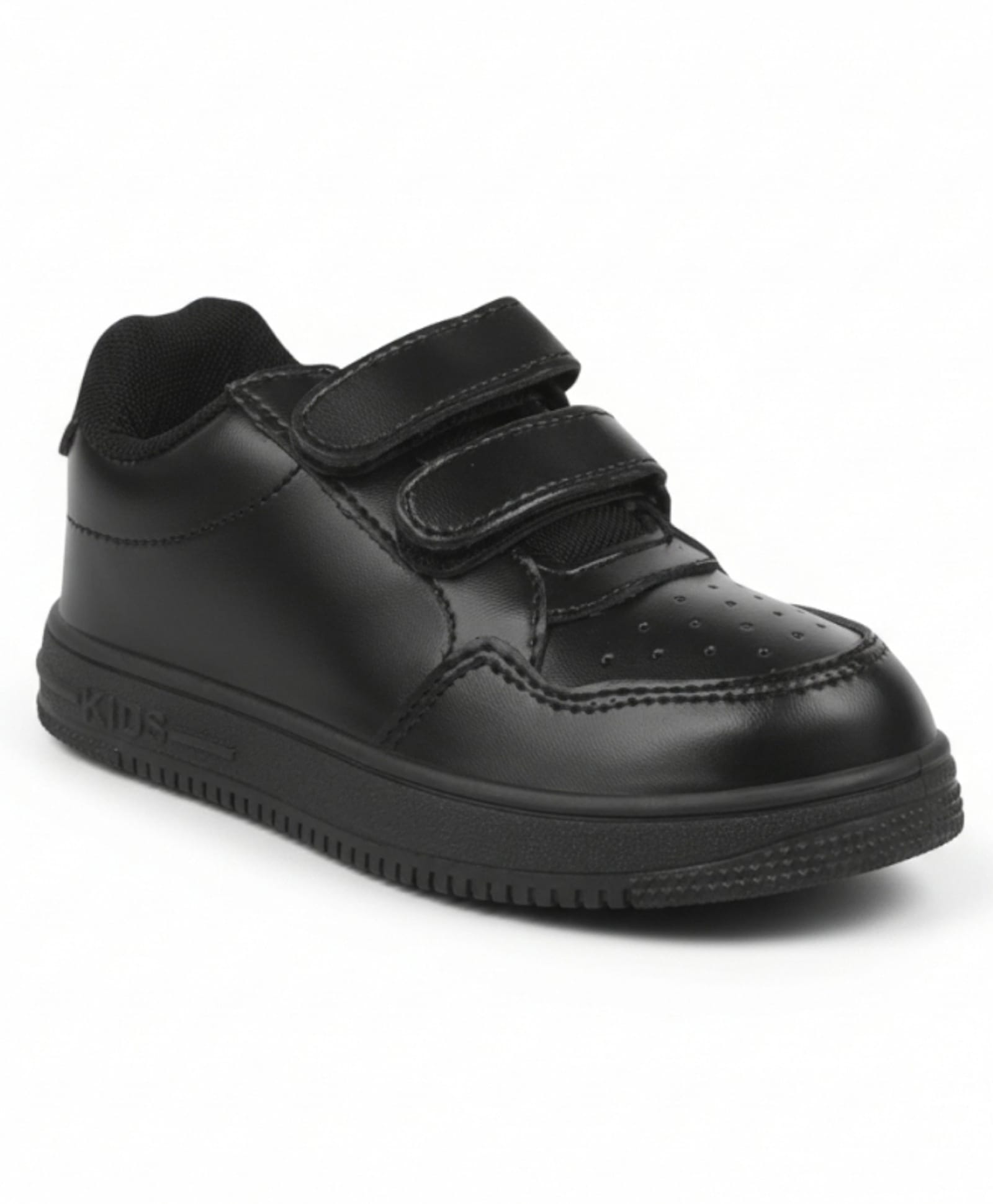 Lil Lollipop Solid Velcro Closure Shoes - Black-picture-28