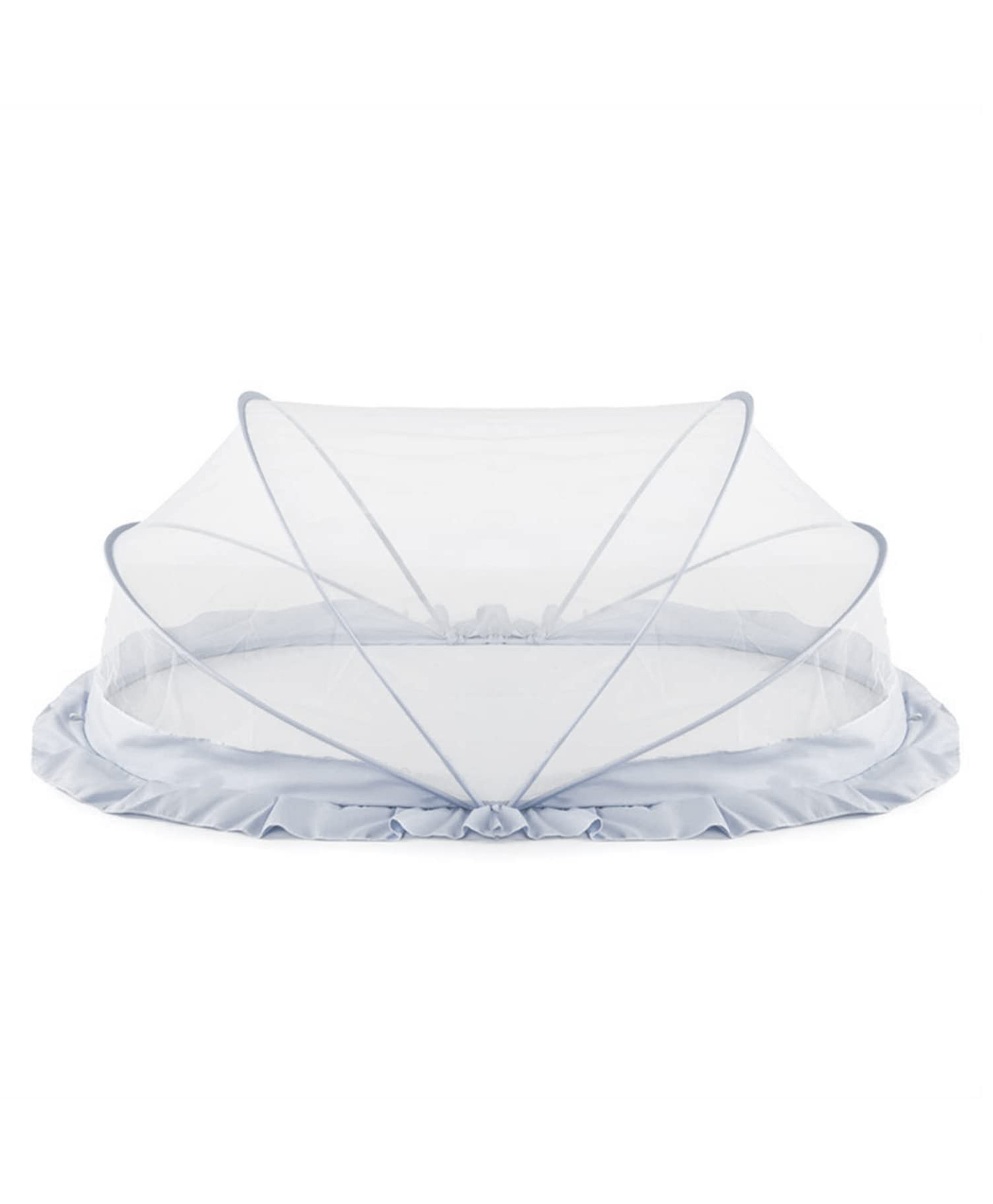 SafeMyles Foldable Baby Mosquito Net for Infants & Toddlers Bottomless Safe Sleep Net - Grey Regular Size-image-26