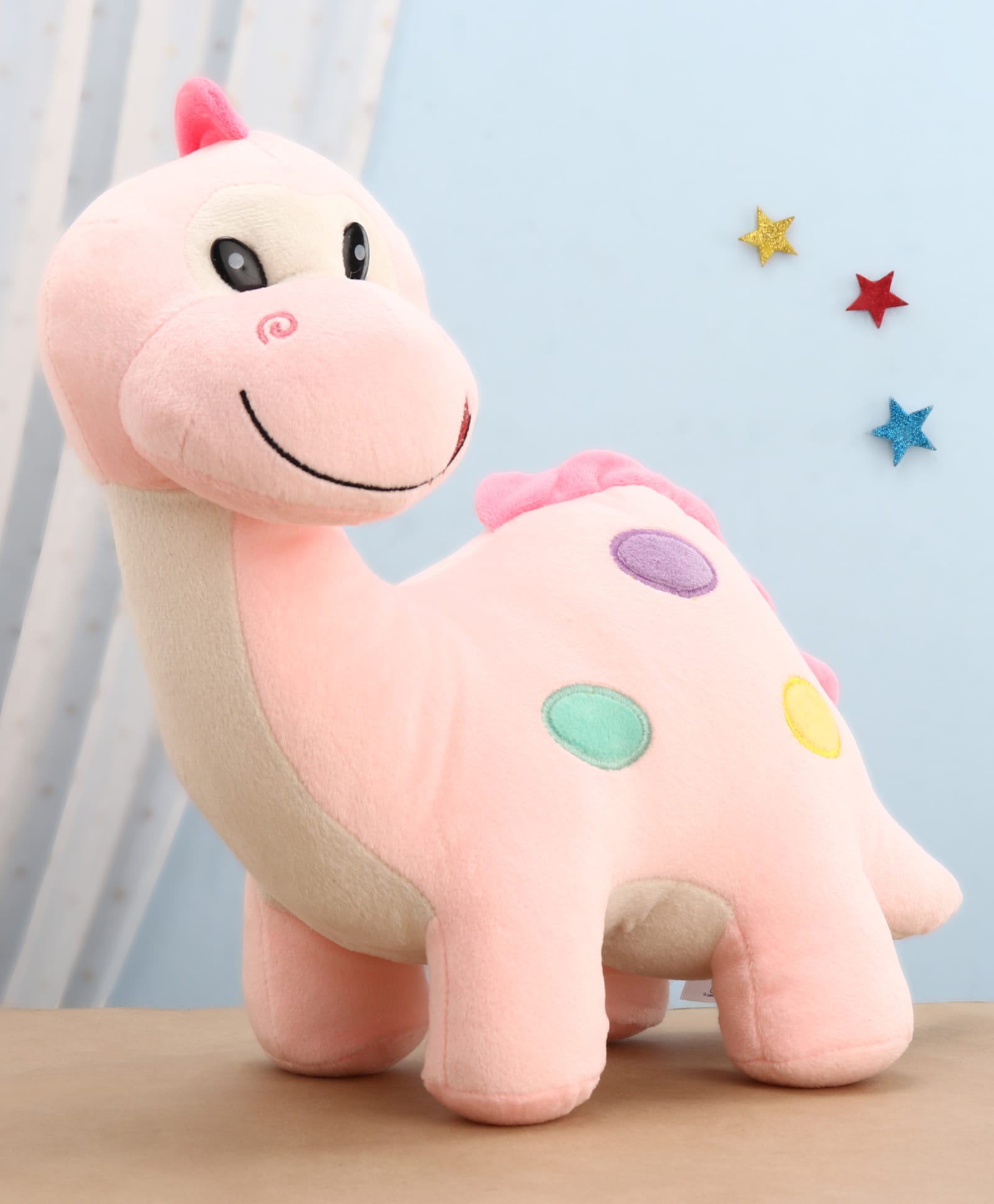 FUNZOO 45 cm Dino Soft Plush Stuffed Toy - Pink-image-9