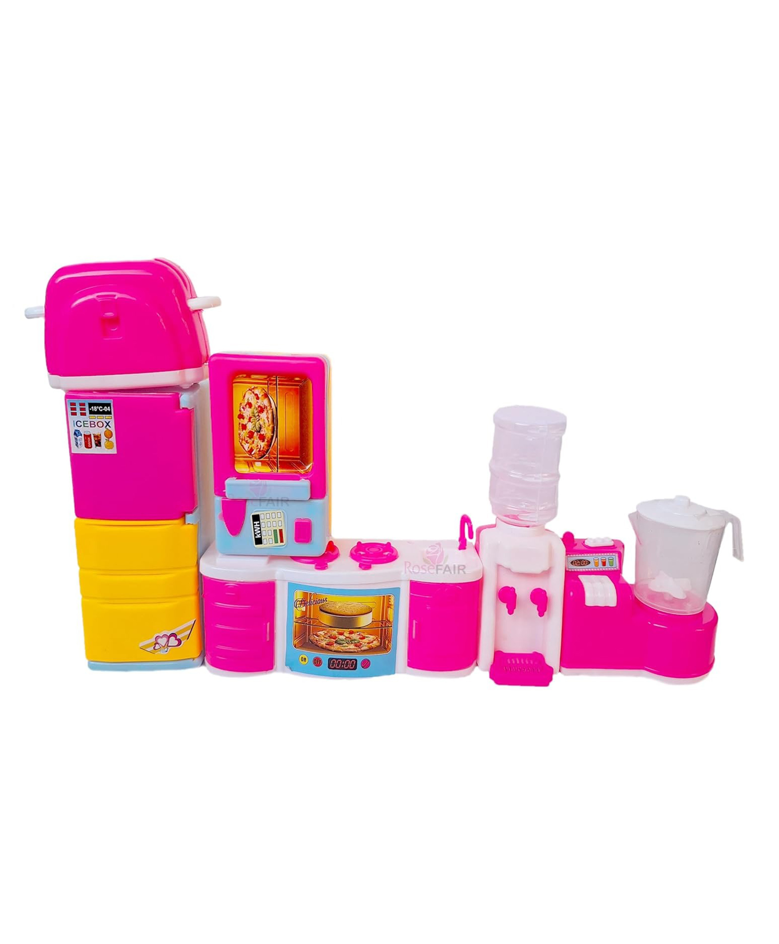 Comercio Mini Dream Kitchen Toy Set, Roleplay Toy Set - Multicolor-image-49