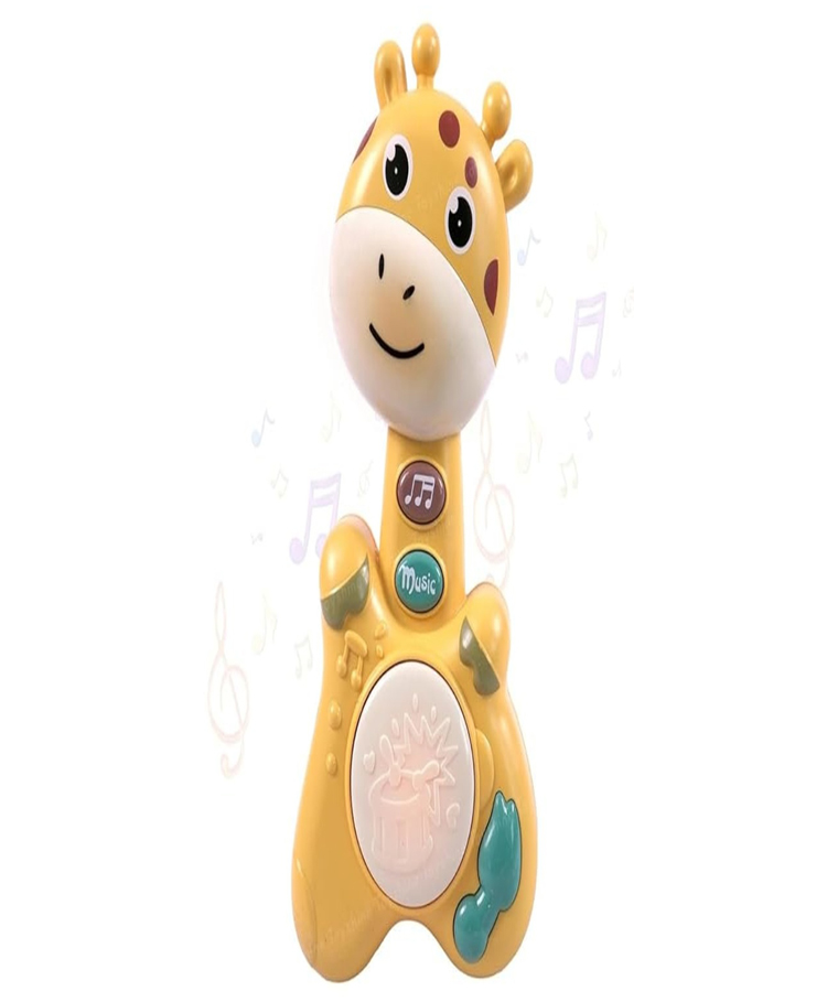 Comercio Cute Giraffe Musical Toy for Babies with Light, Sound & 3 Play Modes Interactive Early Learning Toy for Toddlers - Multicolor-picture-13