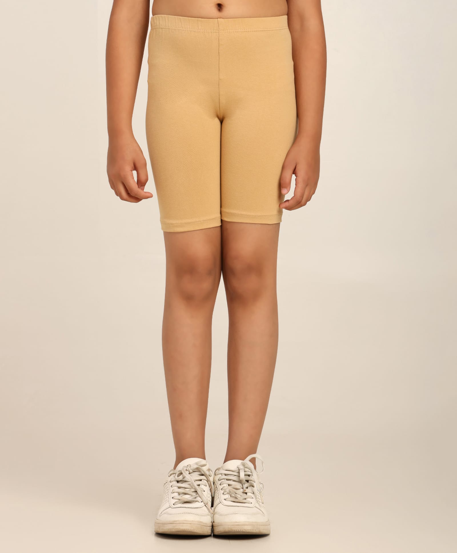Robinbosky Cotton Elastane Knit Solid Short Tights - Skin-picture-16
