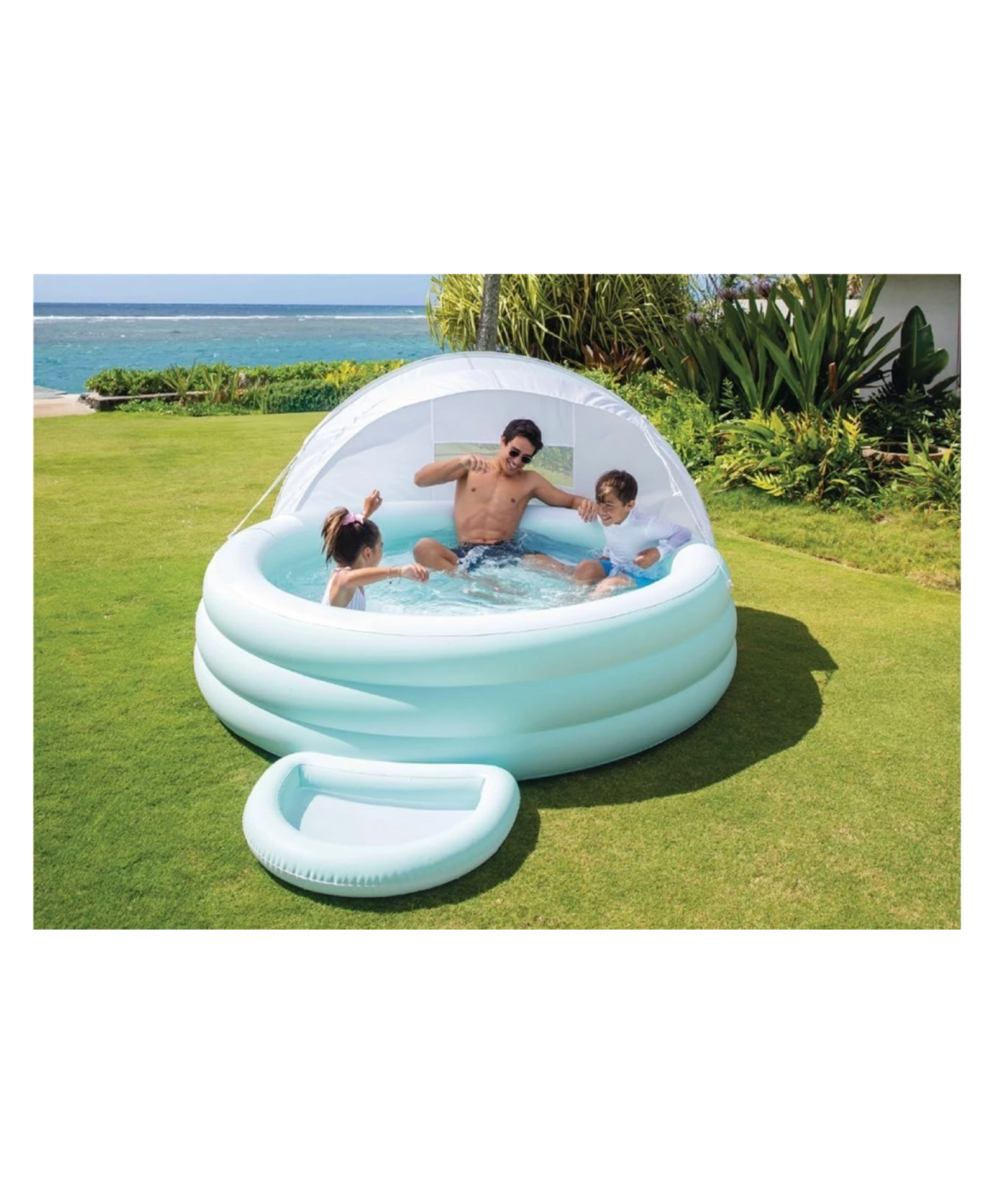 Intex Swim Center inflatable pool with canopy and seat (277x221x137 cm)-image-46