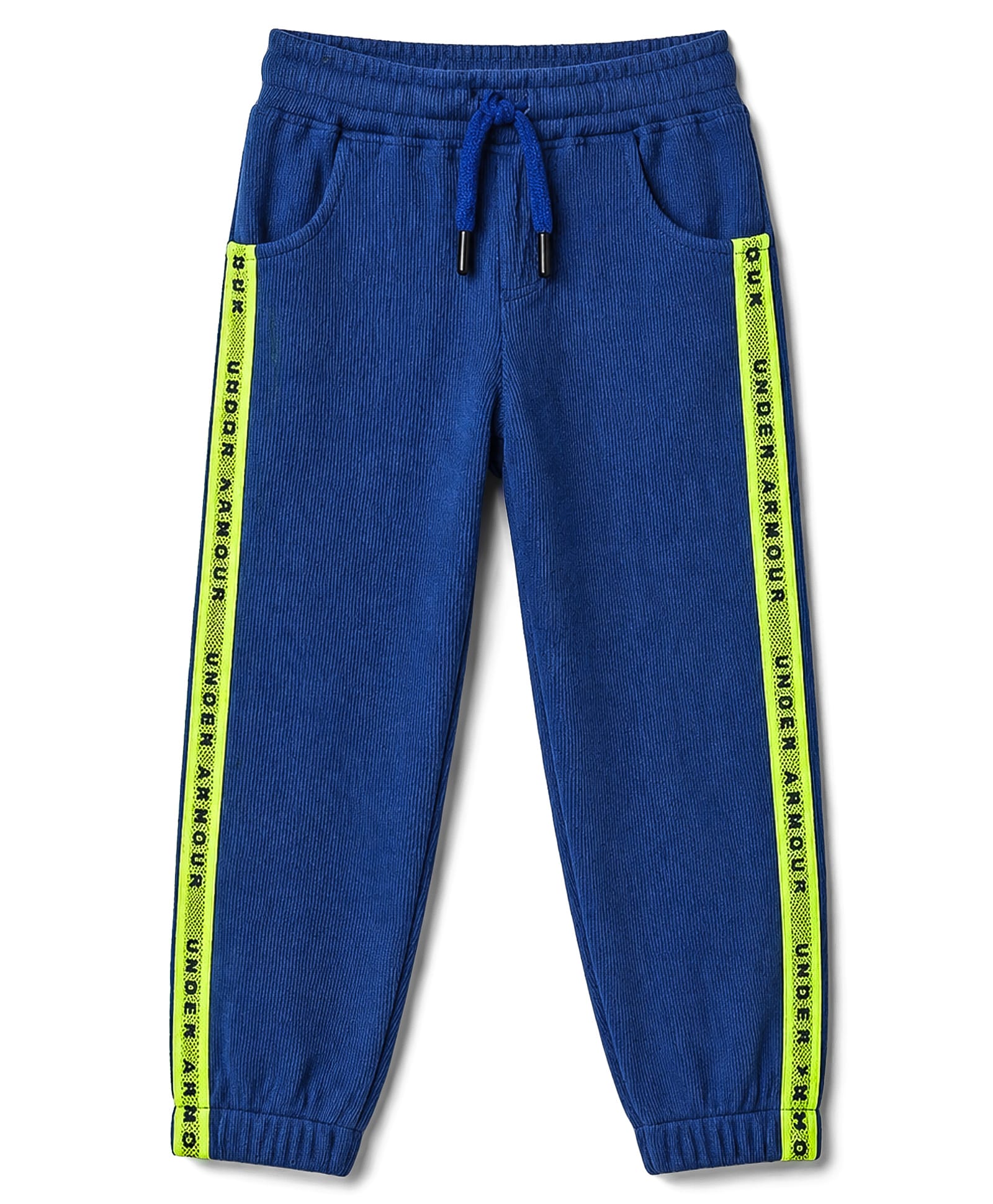 Olio Kids Knit Full Length Lounge Pant with Text Print - Blue-picture-15