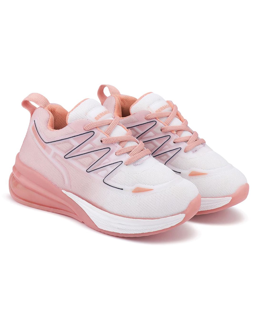 BERSACHE Abstract Designed Lace Up Shoes - Pink-picture-9