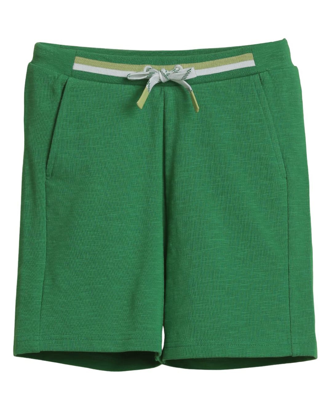 PILOLO Cotton Knit Solid Shorts - Green-picture-25