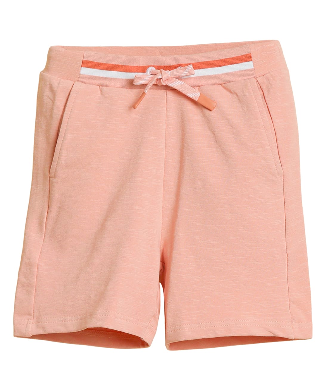 PILOLO Cotton Knit Solid Shorts - Peach-picture-17