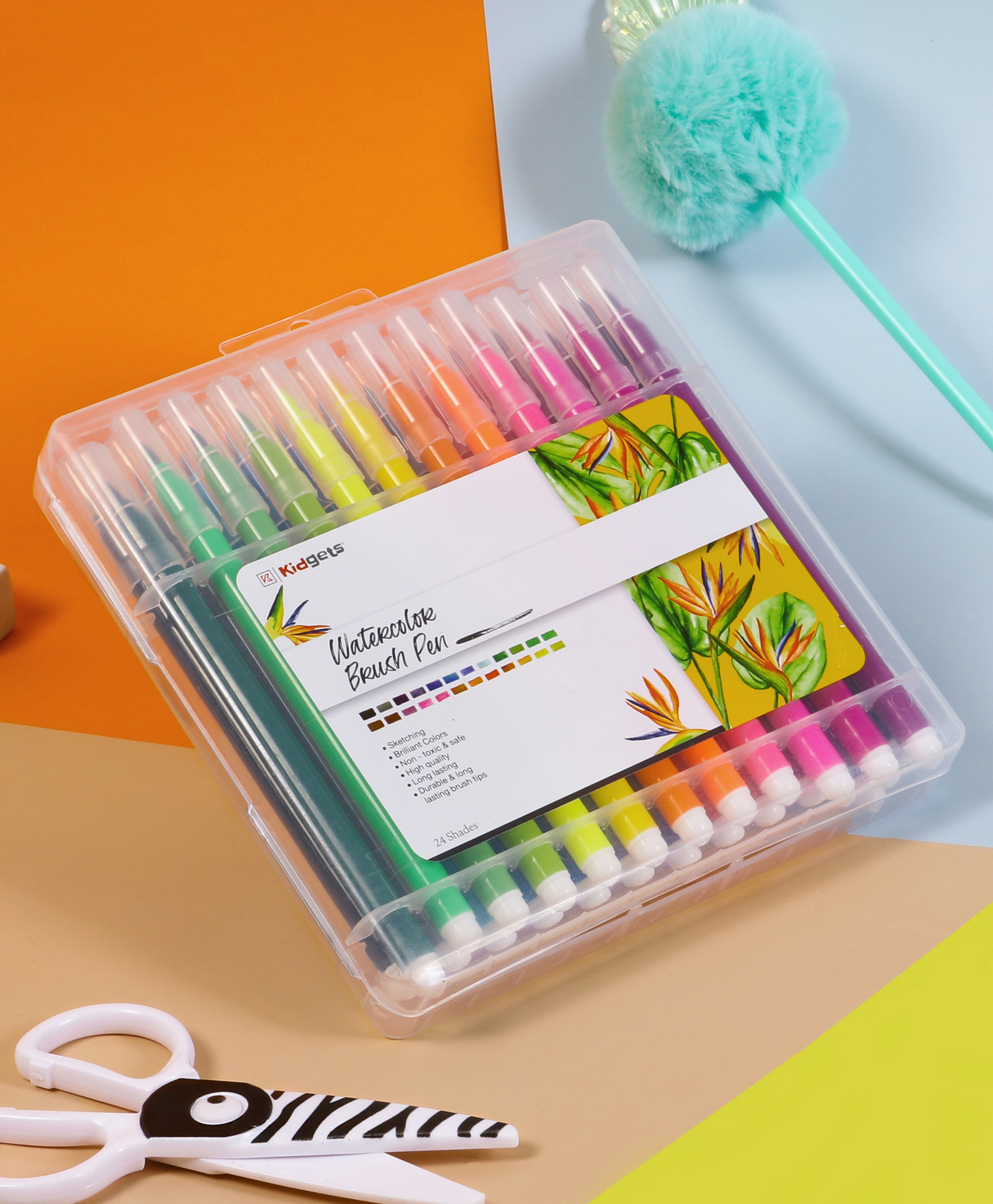 Kidgets Water color brush pen - 2003 - pack of 24-image-25