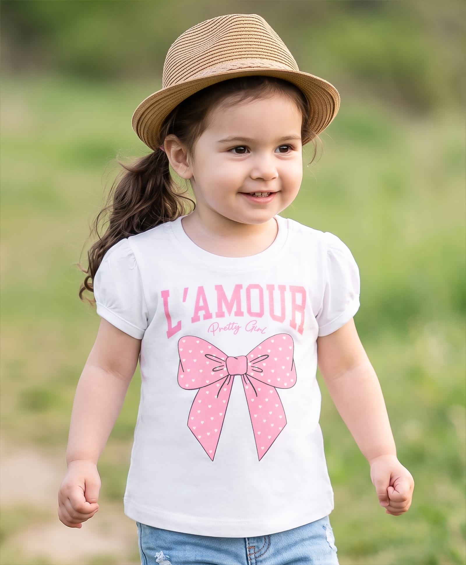 Babyhug Cotton Knit T-Shirt Half Sleeves Glitter Printed Graphics Multi Color 18-24 Months-image-35
