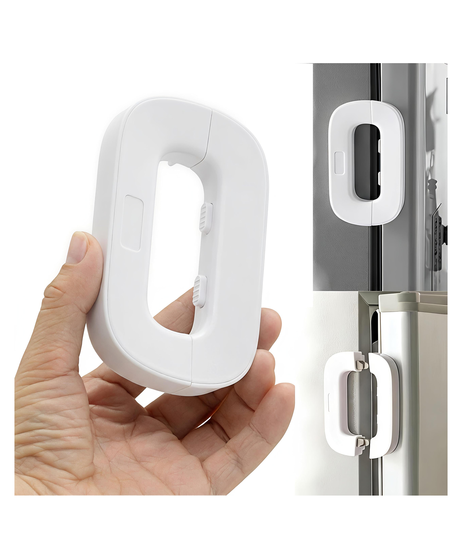 FunBlast Child Safety Adjustable Lock for Sliding Doors and Cabinet Pack of 1 (White)-image-14