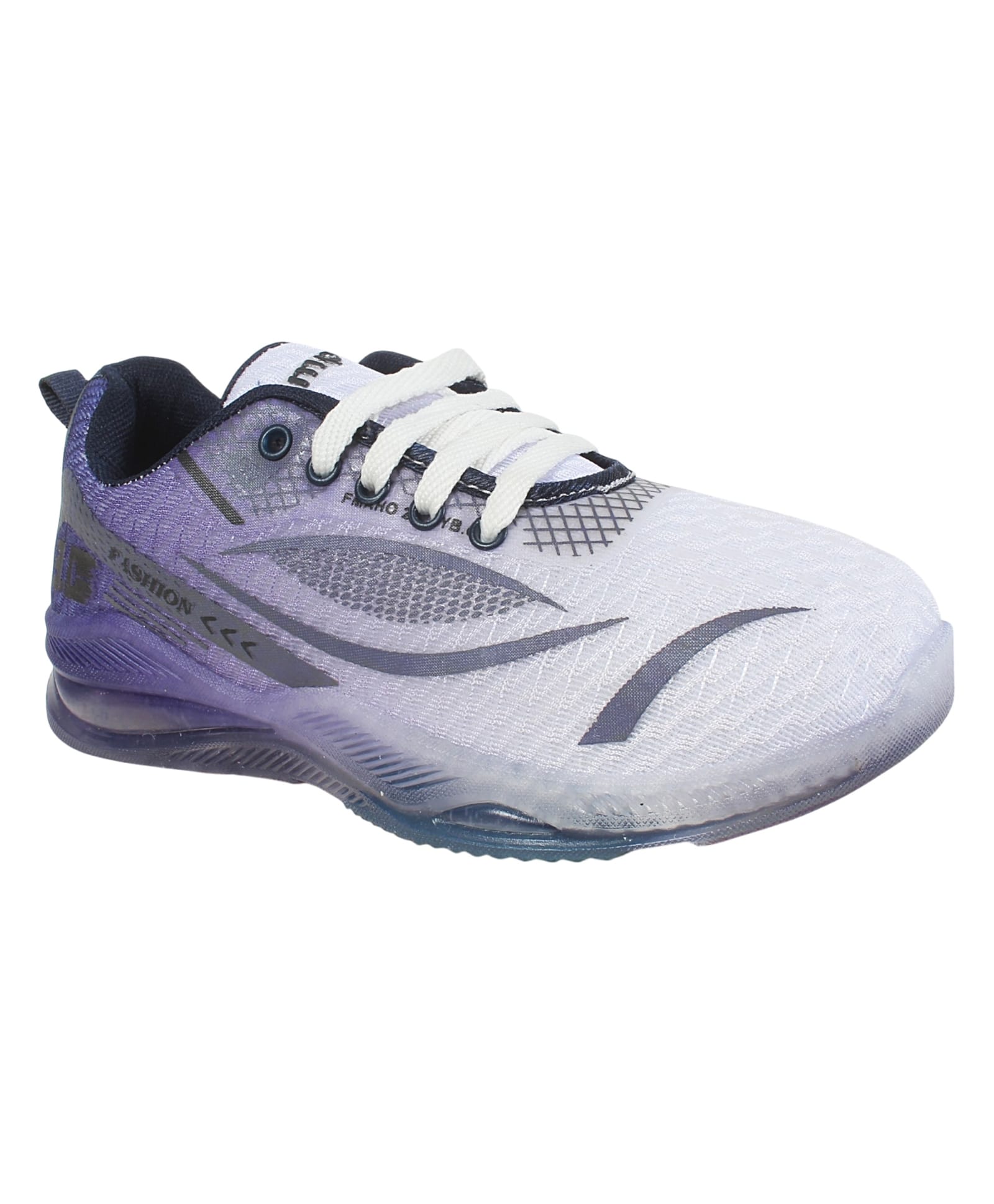 Trump Ombre Abstract Printed Lace Up Shoes - Purple-picture-28