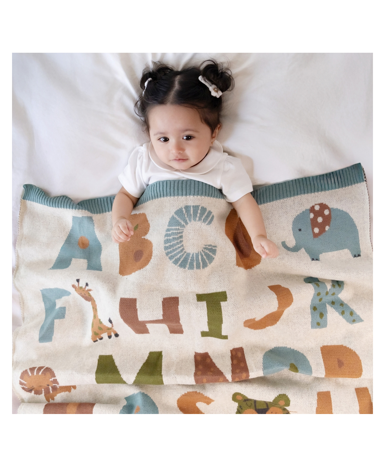 Haus & Kinder ABC Cotton Knitted All Season AC Blanket, 0-2 Years-image-42