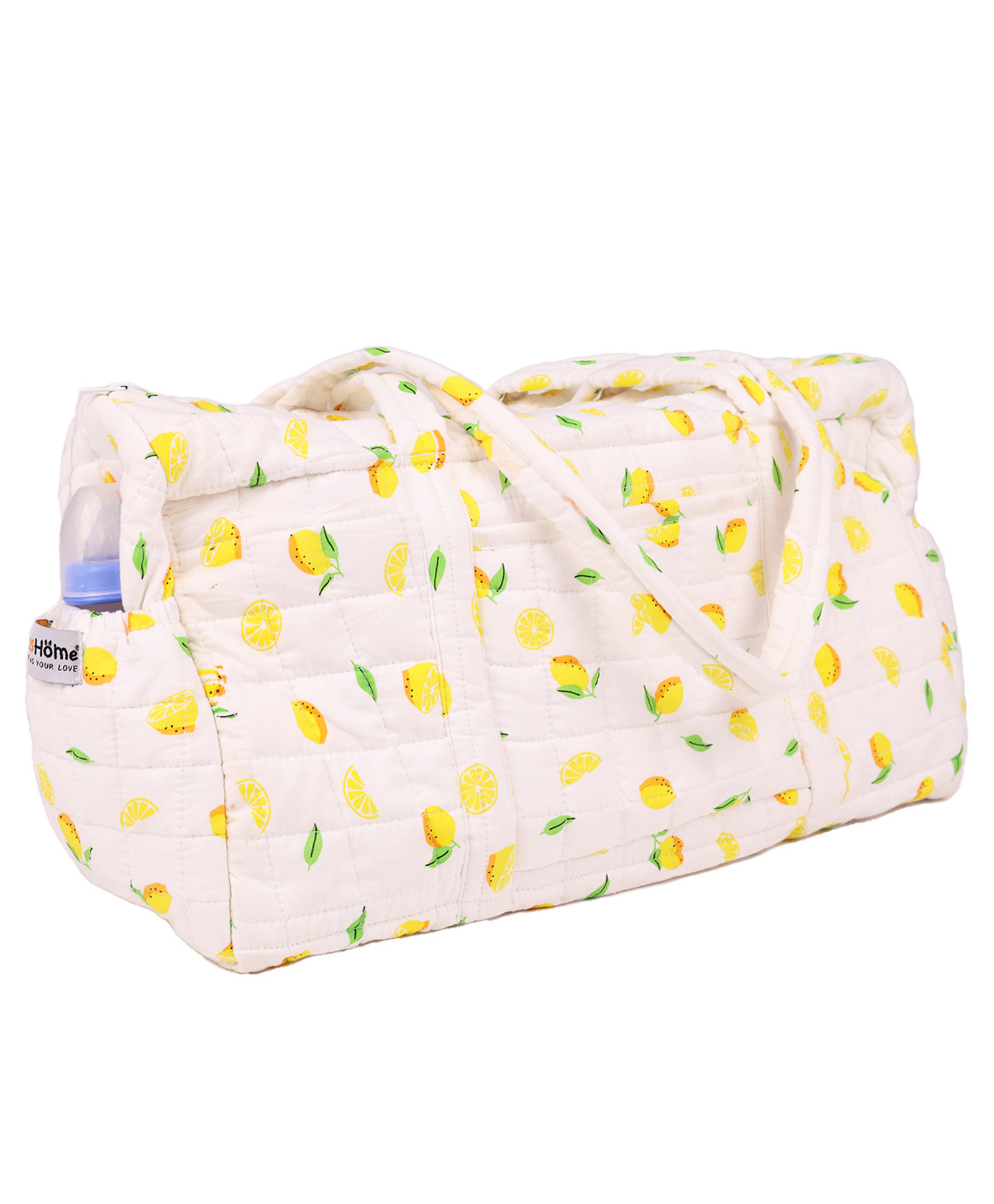 Mom's Home Baby Organic Cotton Diaper Carry Bag For Mothers - Lemon-picture-15