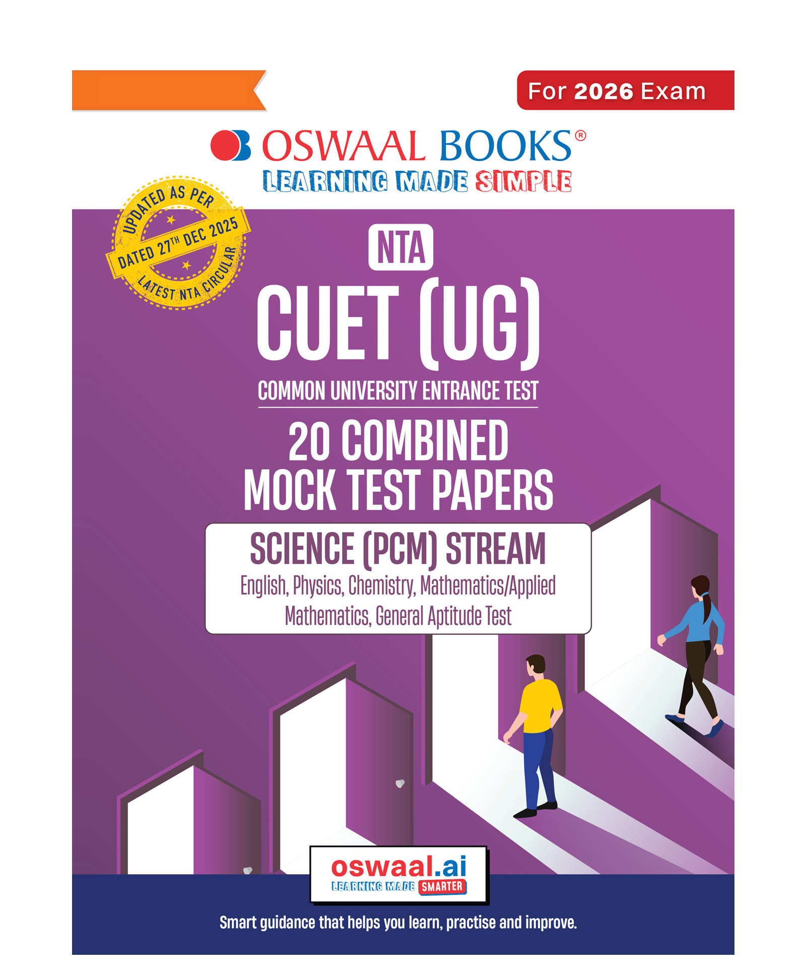 OSWAAL BOOKS NTA CUET (UG) 20 Combined Mock Test Papers | Science PCM Stream (English, Physics, Chemistry, Maths, General Aptitude Test) For 2026 Exam ¦ Pattern Released on 27 December 2025-picture-19