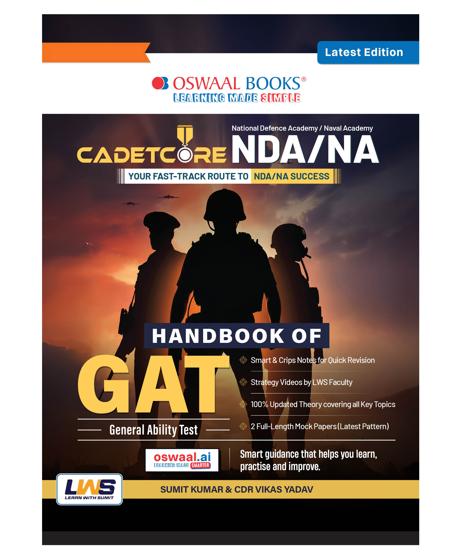 OSWAAL BOOKS CadetCore NDA/NA Your Fast-Track Route to NDA/NA Success Handbook of GAT-image-20