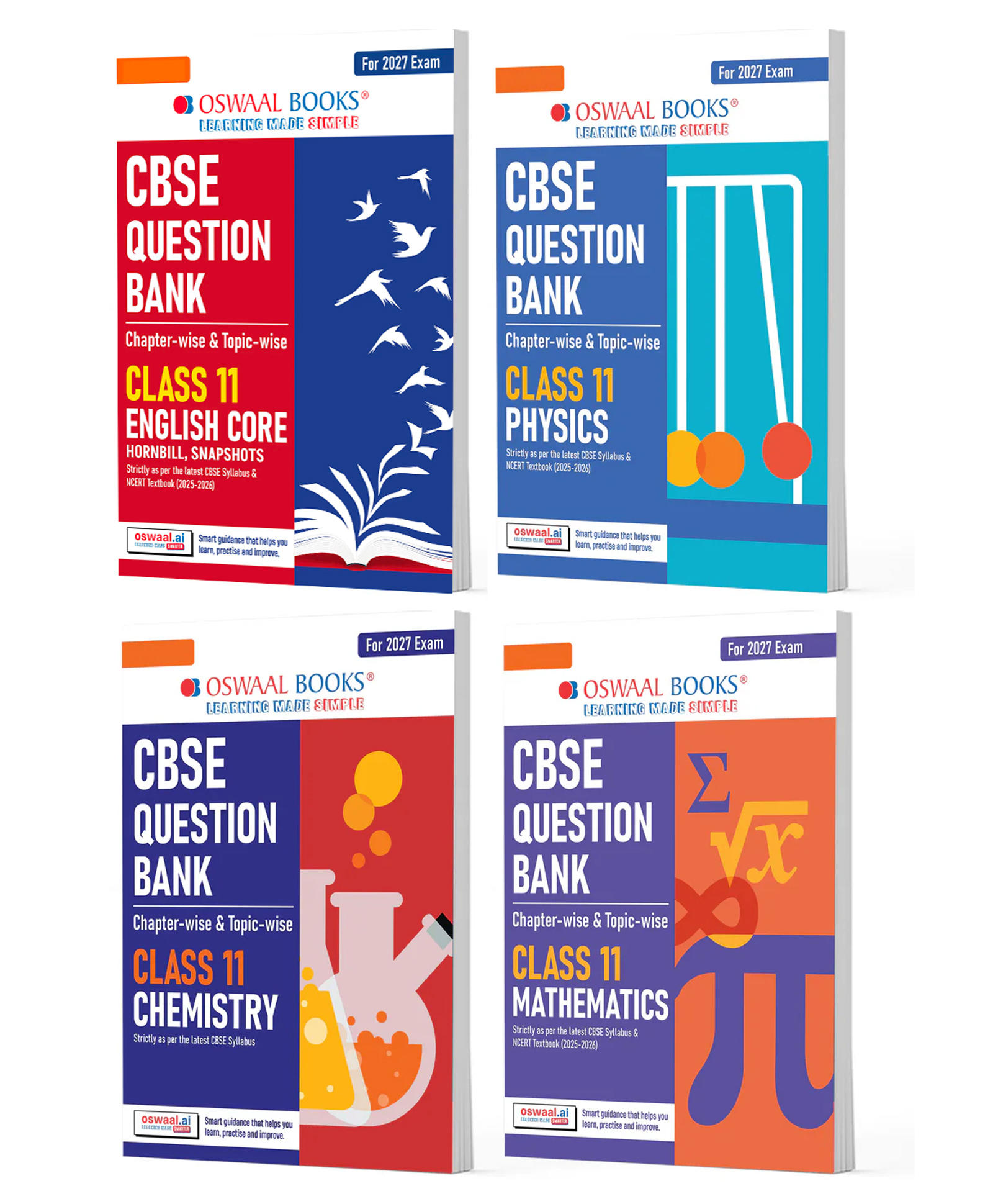 OSWAAL BOOKS CBSE Question Bank (Set of 4 Books) English Core, Physics, Chemistry and Maths Chapter-wise & Topic-wise Class 11 For 2027 Exam with Competency Based Questions-image-30
