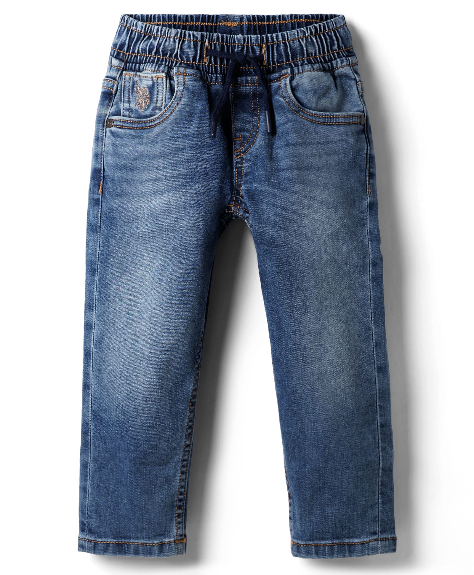 US Polo Assn Full Length Solid Colour Denim Jeans - Light Blue-picture-18
