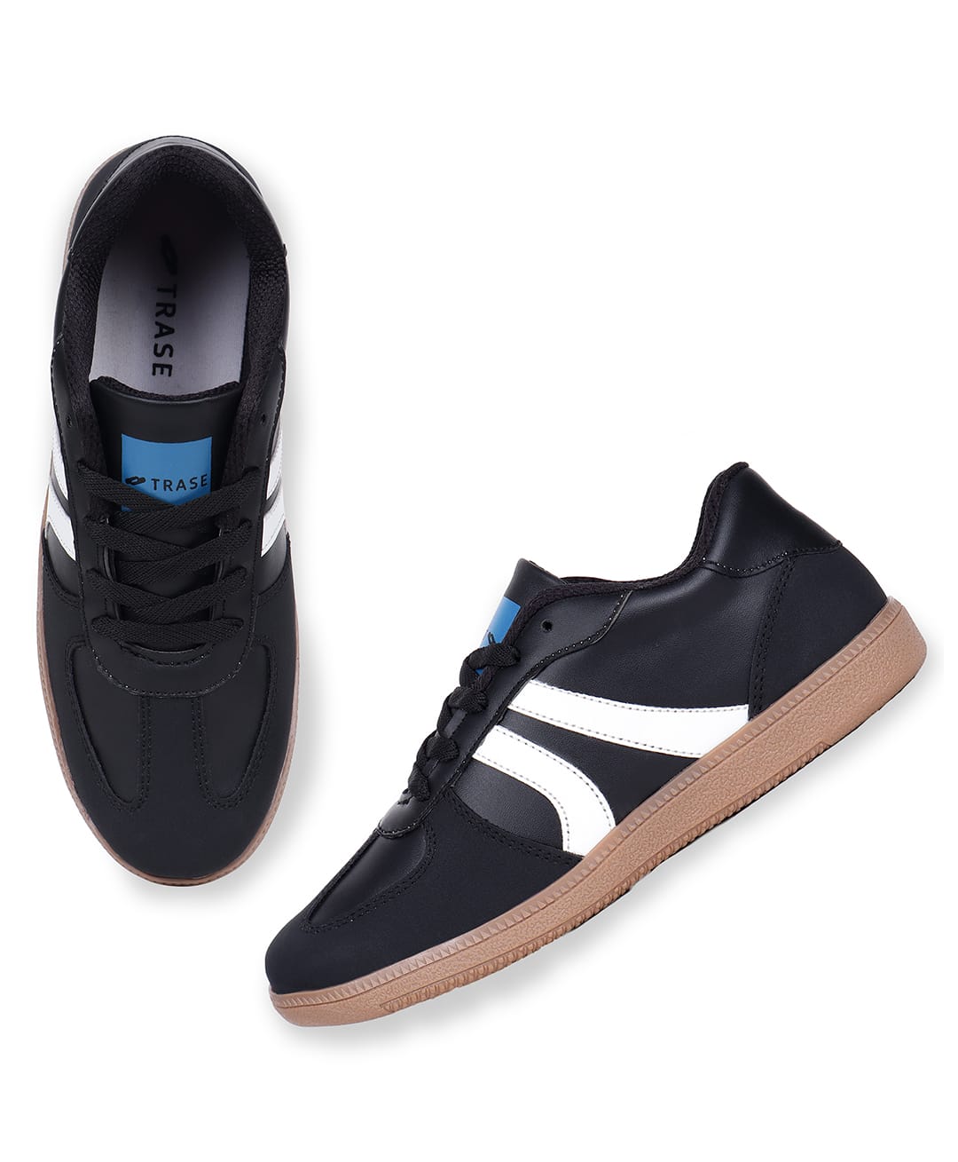 TRASE Colour Blocked Lace Up Shoes - Black-picture-28