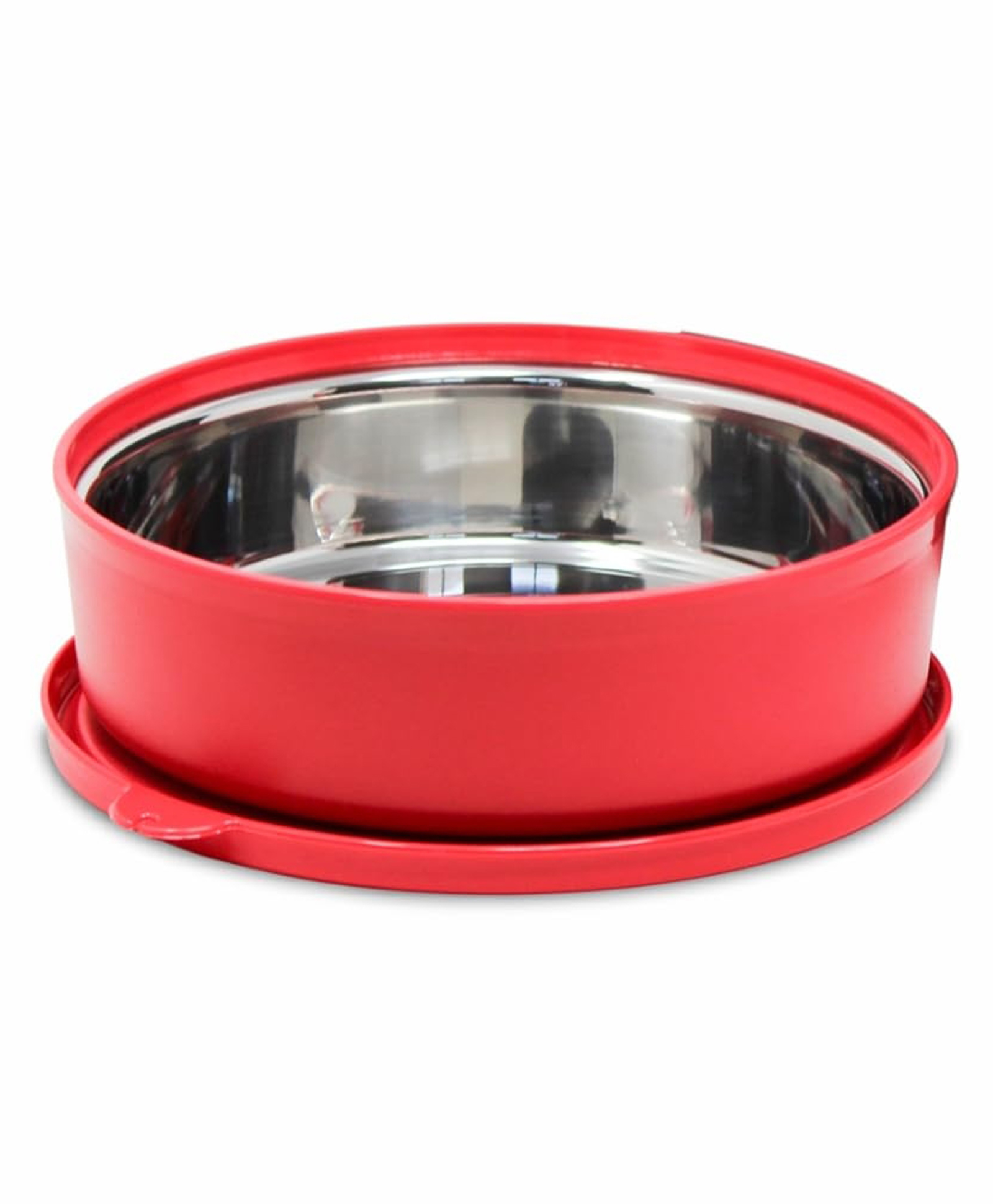 signoraware SIGNORA WARE Monarch Stainless Steel Storage Container | Airtight & Leakproof | Microwave Safe| Sleek & Stylish Design | Best For School, Office, Travelling & Outdoor Activities (550Ml | Red)-picture-20
