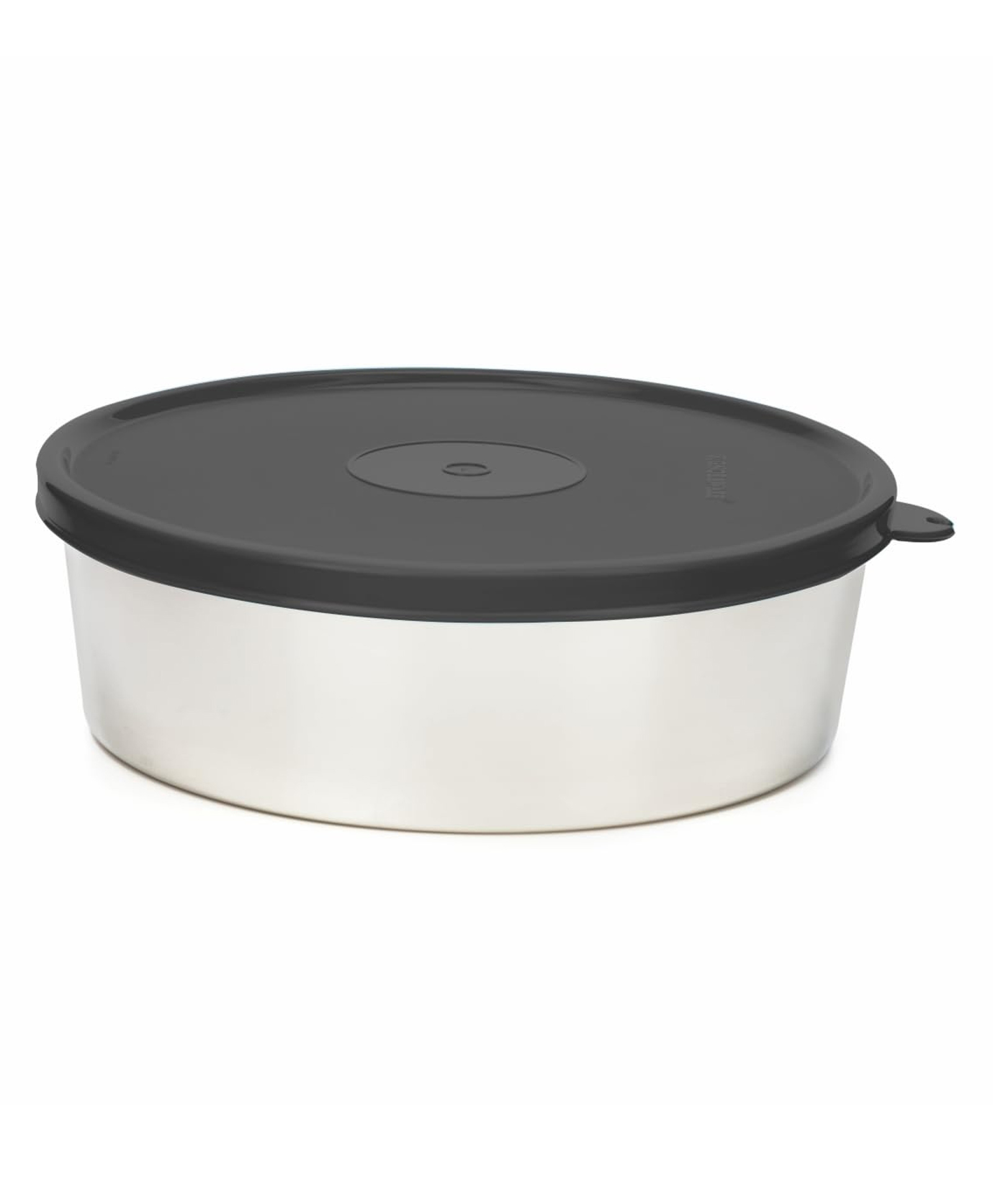 Signoraware Stainless Steel Papad & Chapati Box with Lid | Airtight & Leakproof | Retain Freshness for Hours | ideal for storing Papad,Chapati,cookies & Snacks (1.75 Ltr | Black)-image-5