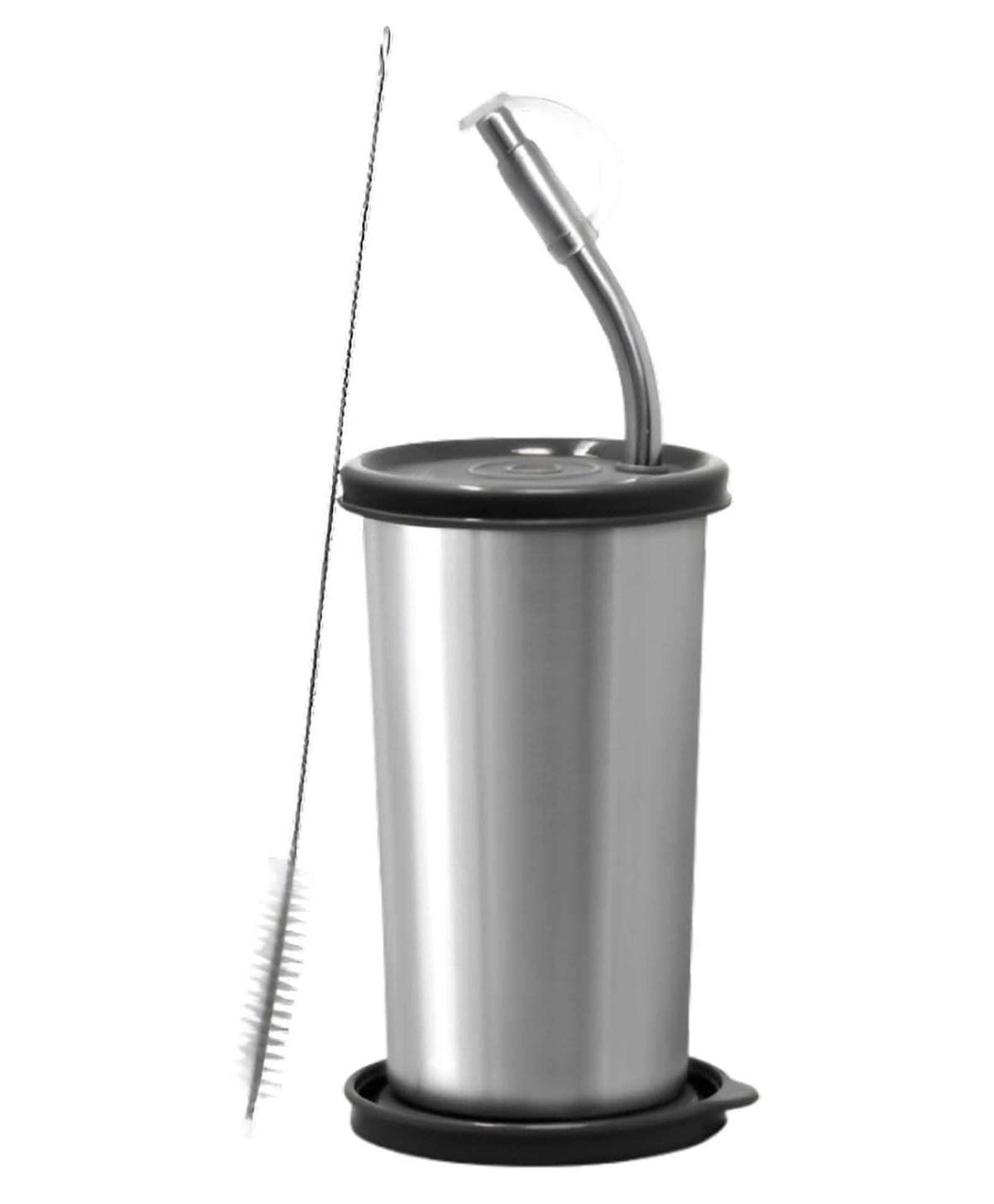 signoraware SIGNORA WARE Sip Fast Stainless Steel Tumbler With 1 Straw And Two Lid | Leak-Proof | Reusable Straw | Non-Toxic | Lightweight And Portable | Smoothies And Shakes | Outdoor Activities (420 Ml | Black)-picture-23