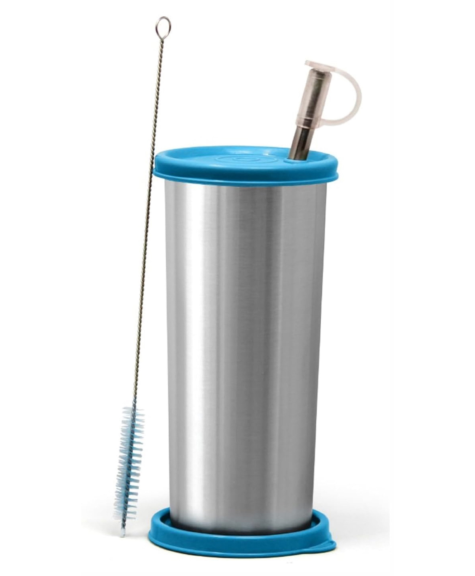 Signoraware Sip Fast Stainless Steel Tumbler with 1 Straw & 2 Lids | Freezer Safe | Airtight & Leakproof | Perfect for Water, Smootheis & Shakes | Ideal for Outdoor Use (500ml | Blue)-image-42