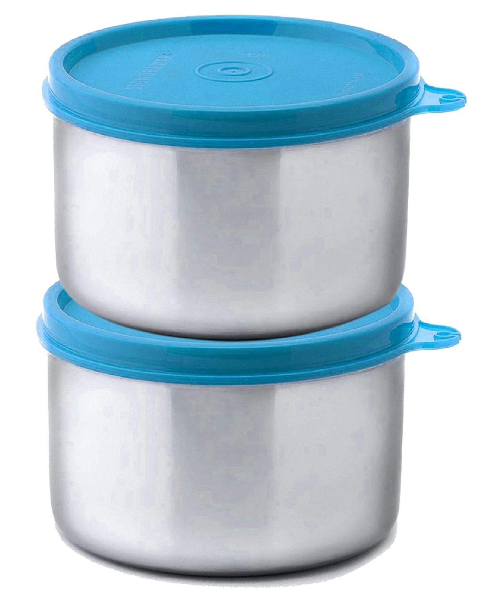 Signora Ware Executive Stainless Steel Big Container | Airtight | Retain Freshness | Ideal for Office & School Use | Great for Carrying Food During Travelling & Outdoors (500ml x 2 | Setof2 | Blue)-image-15