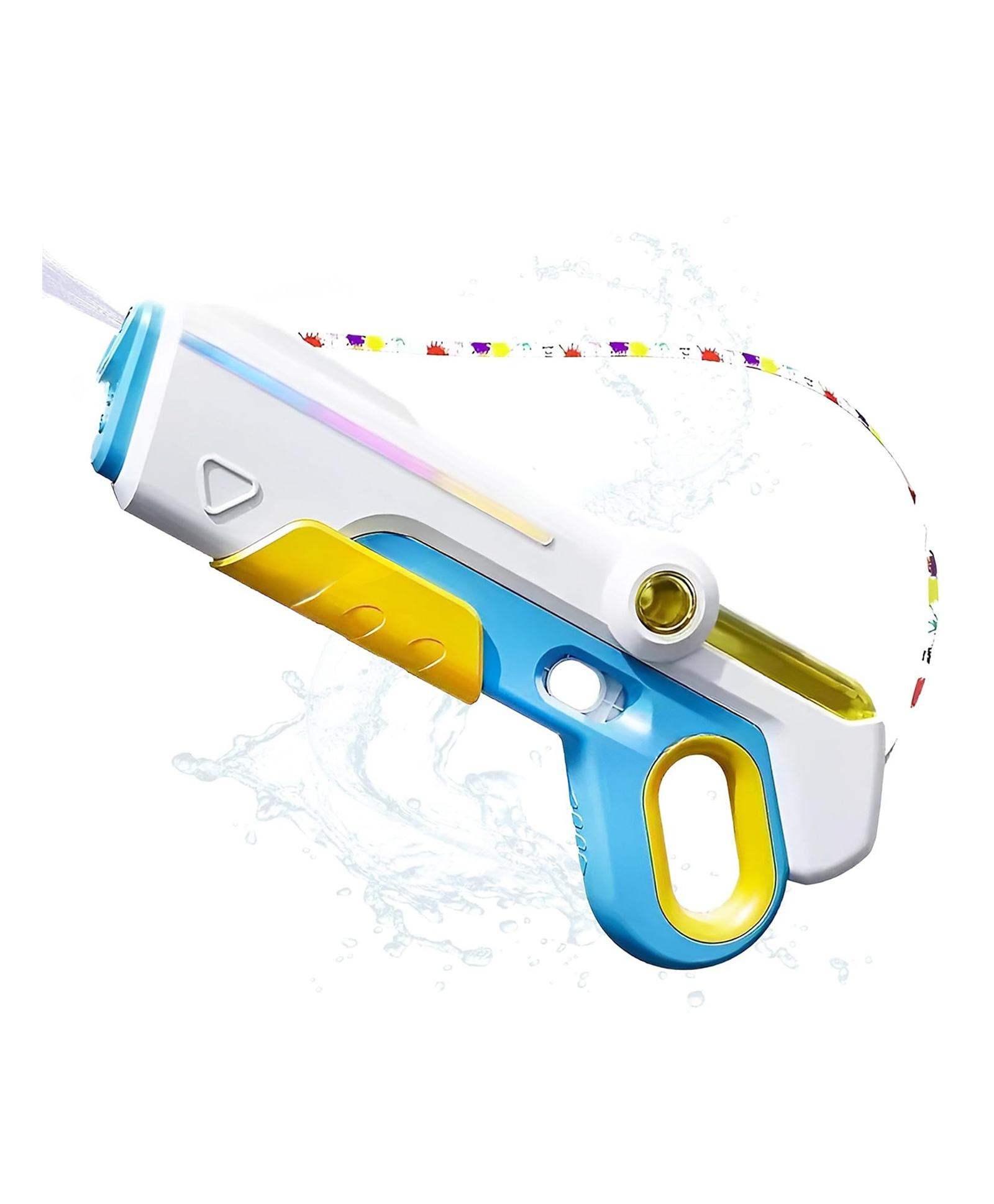 Lumo Brilliant Toys Rechargeable Electric Water Gun for Kids High Pressure 8-10m Range Automatic Water Blaster Large Tank Summer & Holi Water Gun Toy Age 6+ Color May Vary-image-2