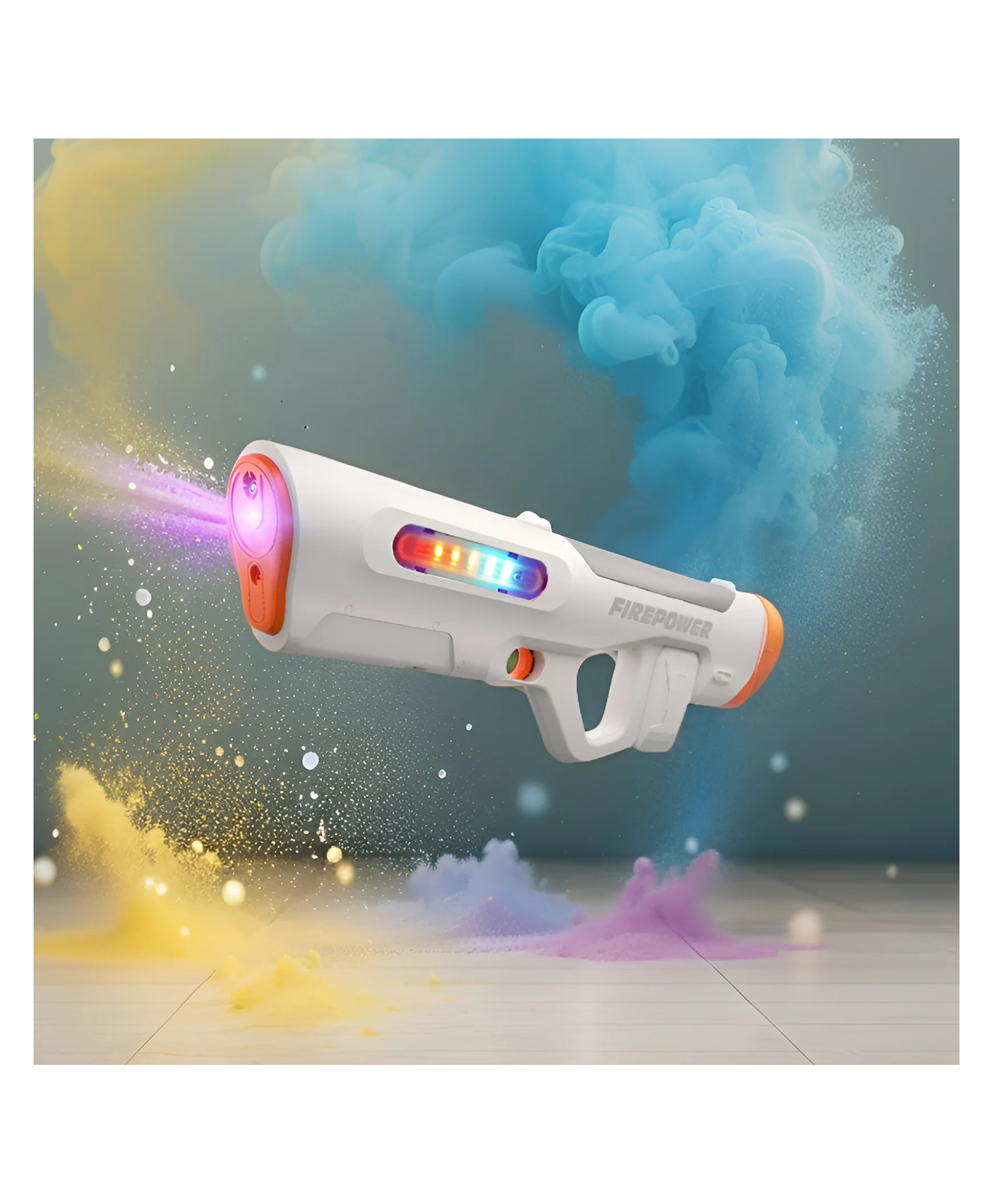 Lumo Brilliant Toys Automatic Electric Water Gun for Kids Large Capacity Water Blaster, LED Light, Long Range Summer Pool Toy, Rechargeable Water Gun for Boys & Girls Age 4+ Multicolor-picture-25