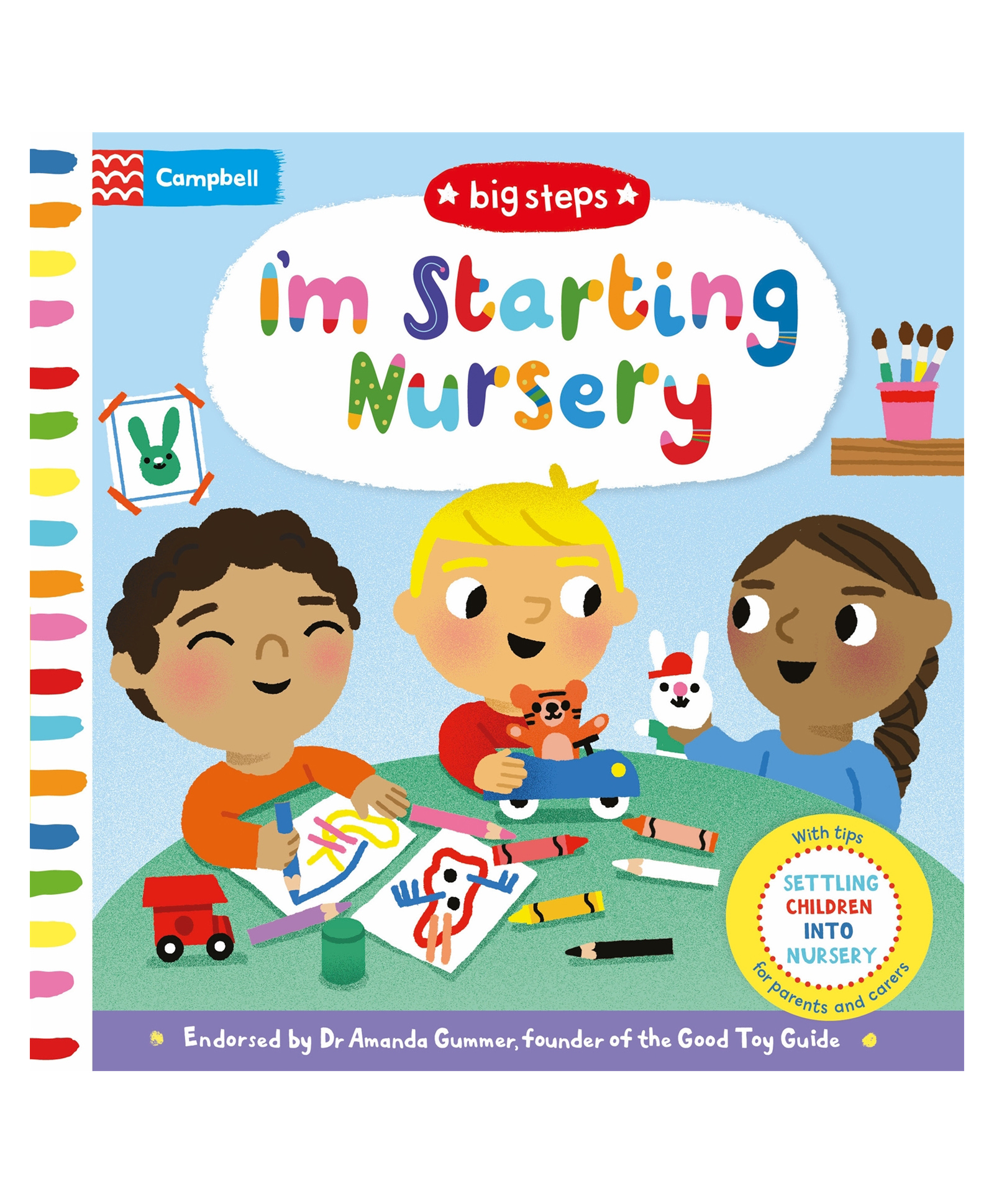I'm Starting Nursery With Helpful Tips for Settling into Nursery and Preschool Campbell Big Steps, 3 by Marion Cocklico Board Book English-image-47
