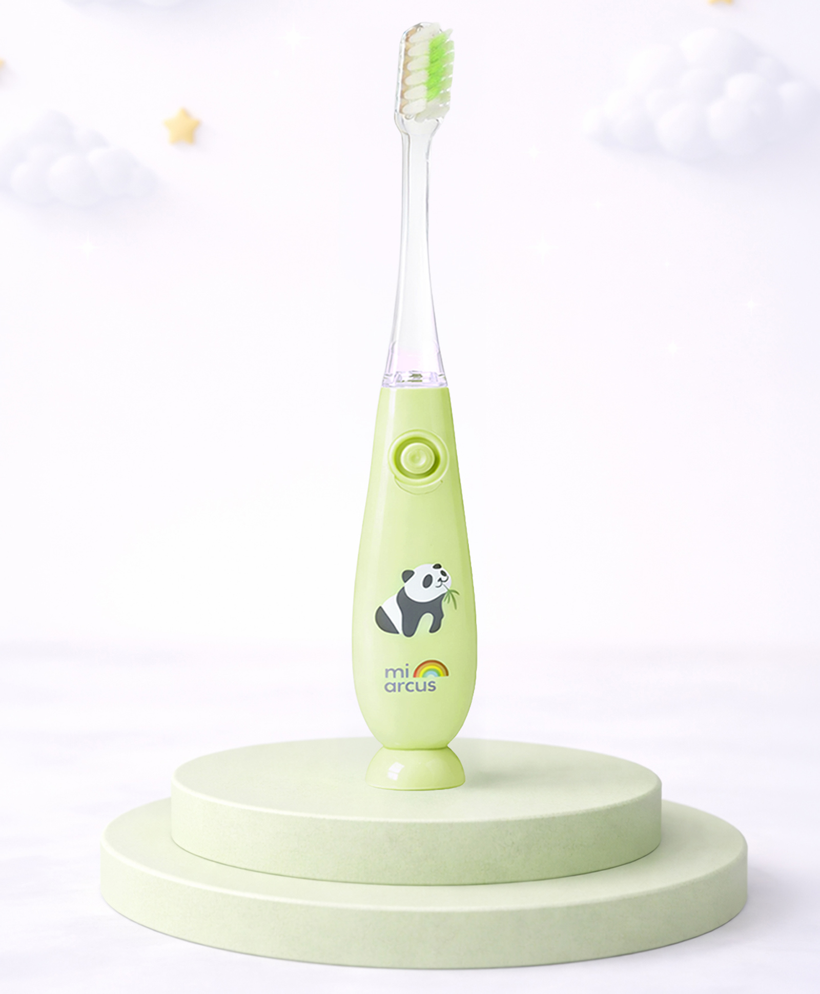 Mi Arcus 2-Minute Flashing Timer Toothbrush for Kids Extra Soft Bristles Green-image-42