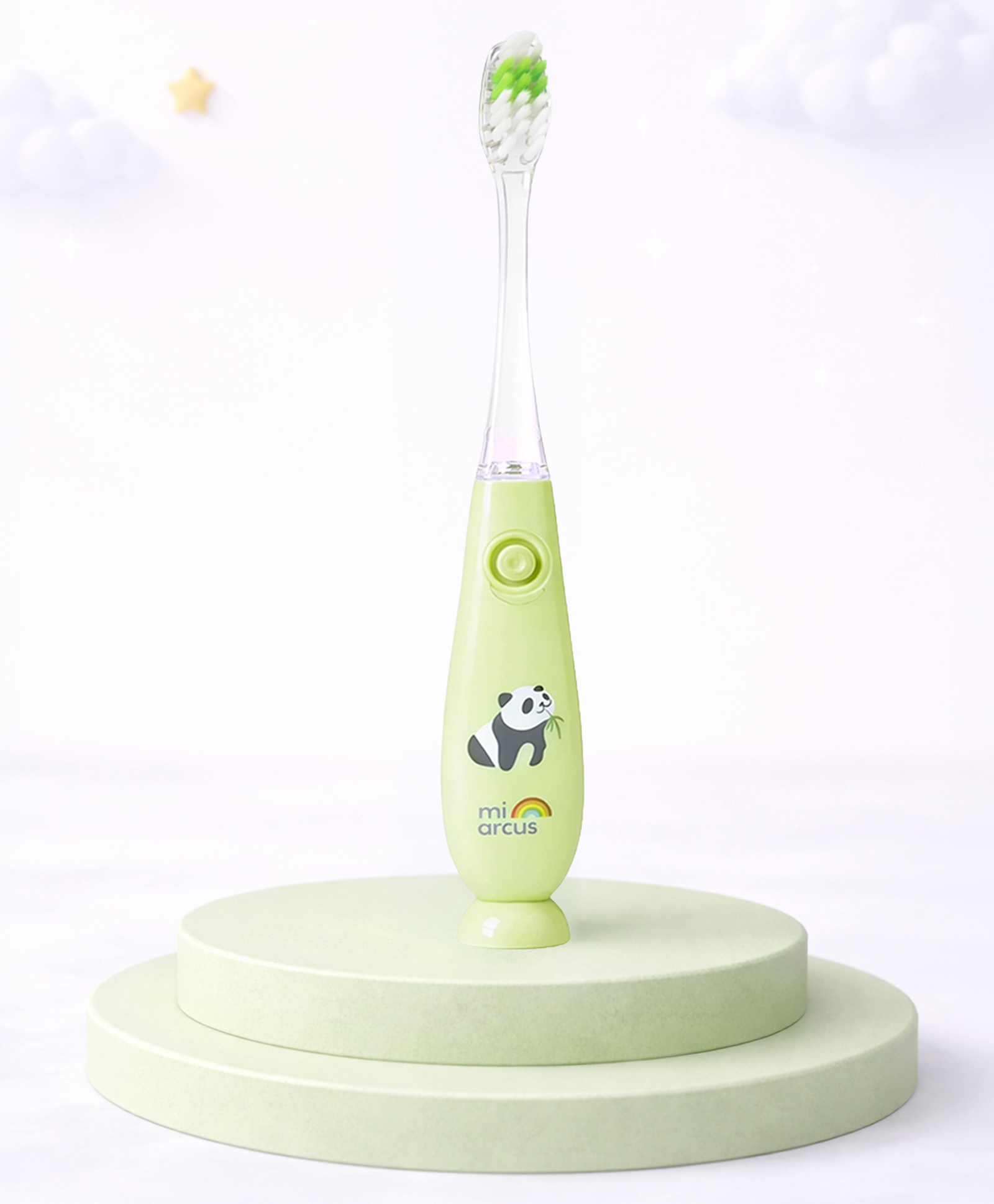Mi Arcus 2-Minute Flashing Timer Toothbrush for Kids Extra Soft Bristles Green 3-6 Years-image-46