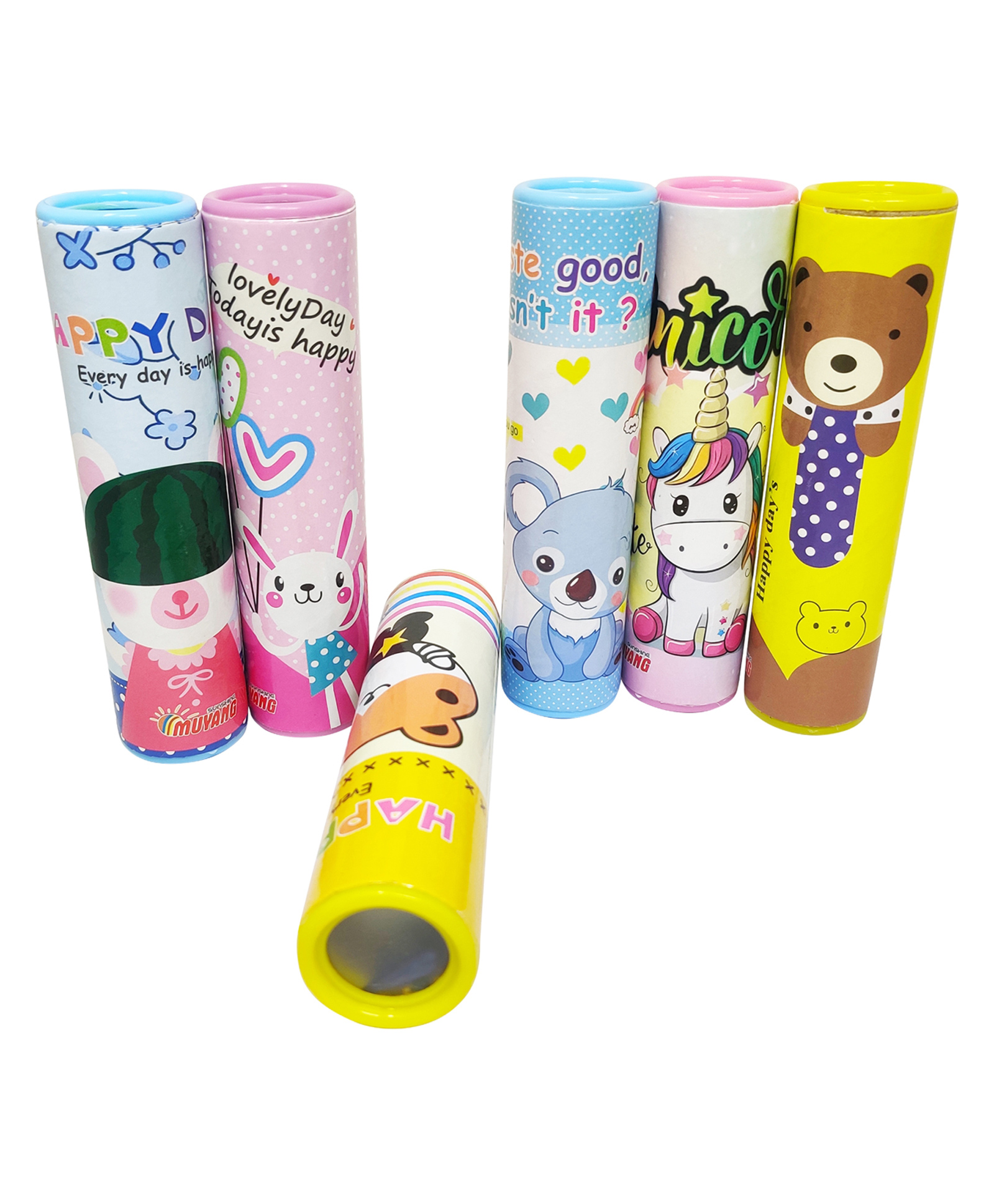Parteet 6PCS Fun Magical Kaleidoscopes, Birthday Party Return Gifts, Children Educational Science Toy, Goodie Bag Fillers for Classroom School Return Gifts Carnival Prizes for Kids-image-44