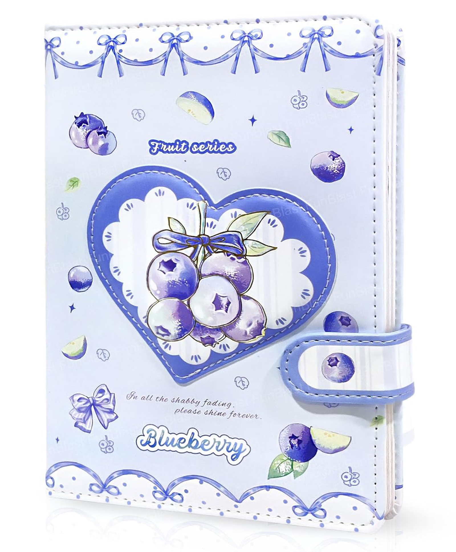 FunBlast Blueberry Theme A6 Page Diary with Buckle Lock for Students - Pack of 1 Diary 196 Pages -Multicolor-picture-6