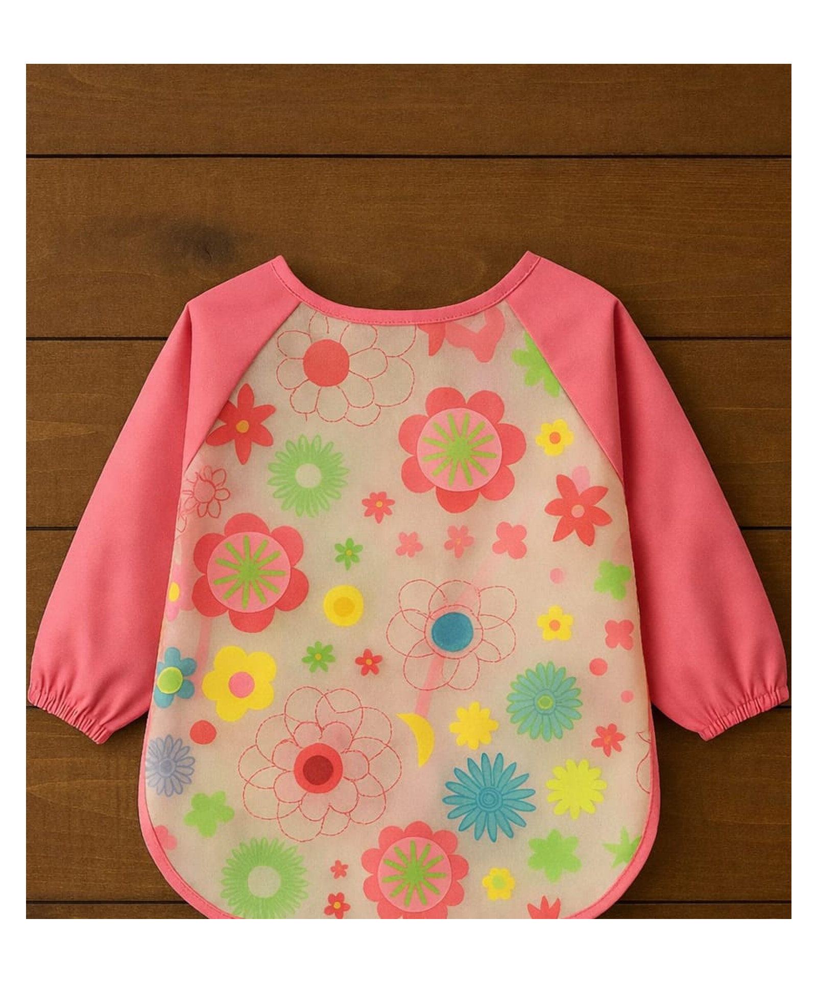 Joy Buzz Long Sleeve Bibs, Waterproof Baby Bibs, Toddler Sleeved Bib, Baby Smock for Eating Feeding, 0-24 Months ( Print May Vary )-picture-22