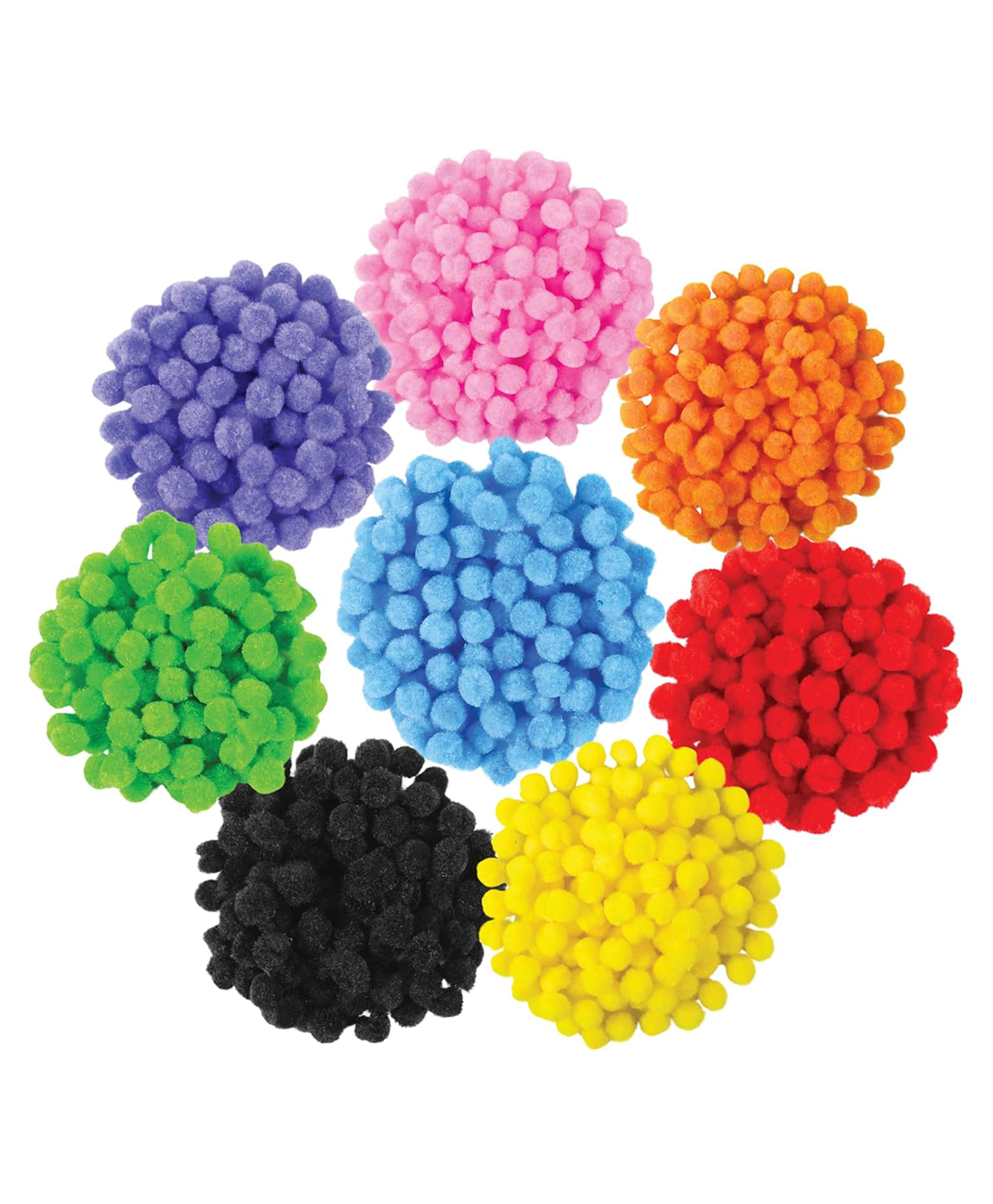 Asian Hobby Crafts Pom Poms 8mm -800 Pieces Approx. Multicolor DIY Sewing, Jewelry Making, Home & Party Decorations, Kids Art & Craft Supplies, DIY Toys, Scrapbooking & Creative Hobby Crafts-picture-28