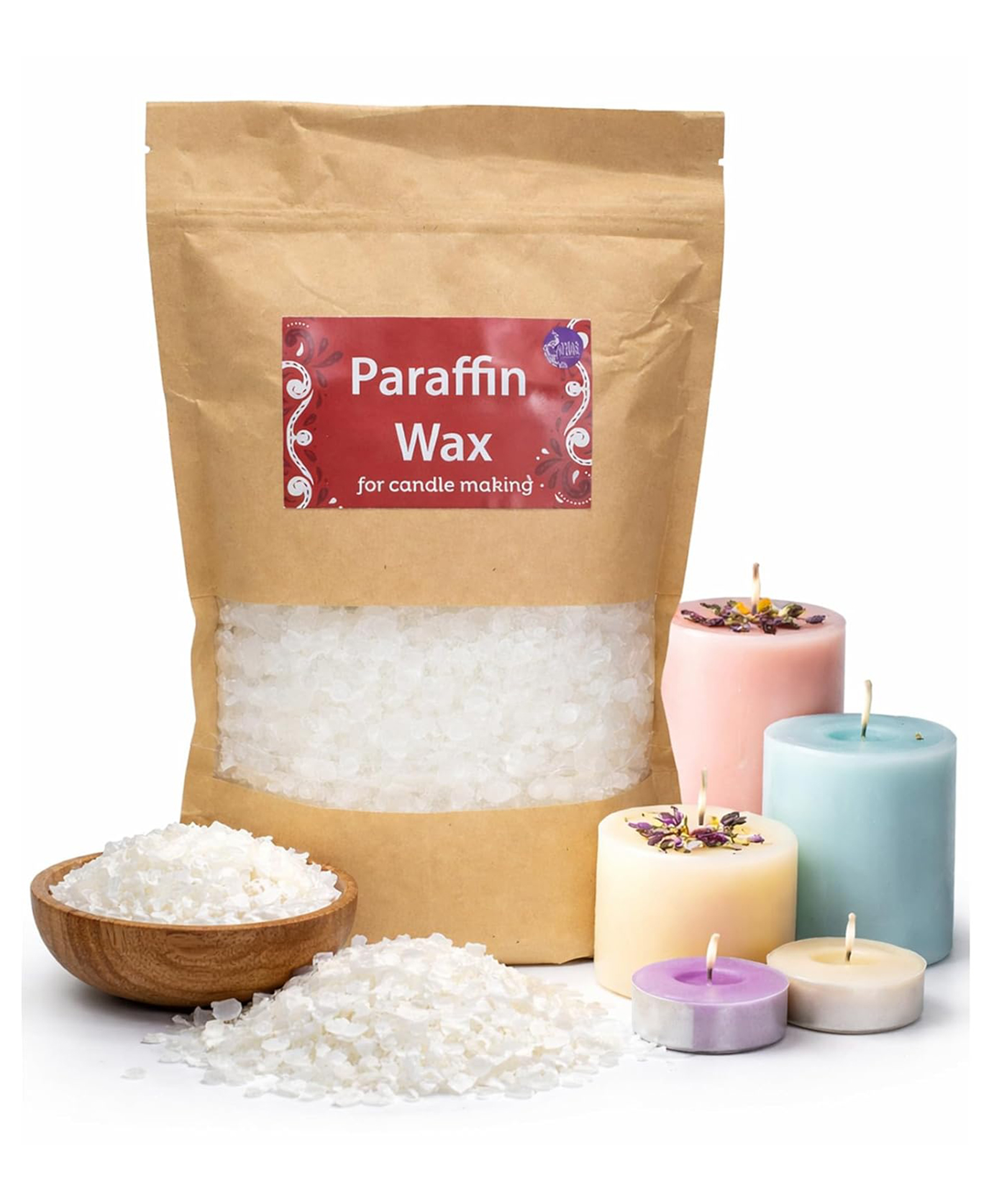 Asian Hobby Crafts Paraffin Wax for DIY Candle Making 200gram Fully Refined White Wax Granules Candle Making Raw Material for DIY Candles Home Craft Decorative Candles-image-13
