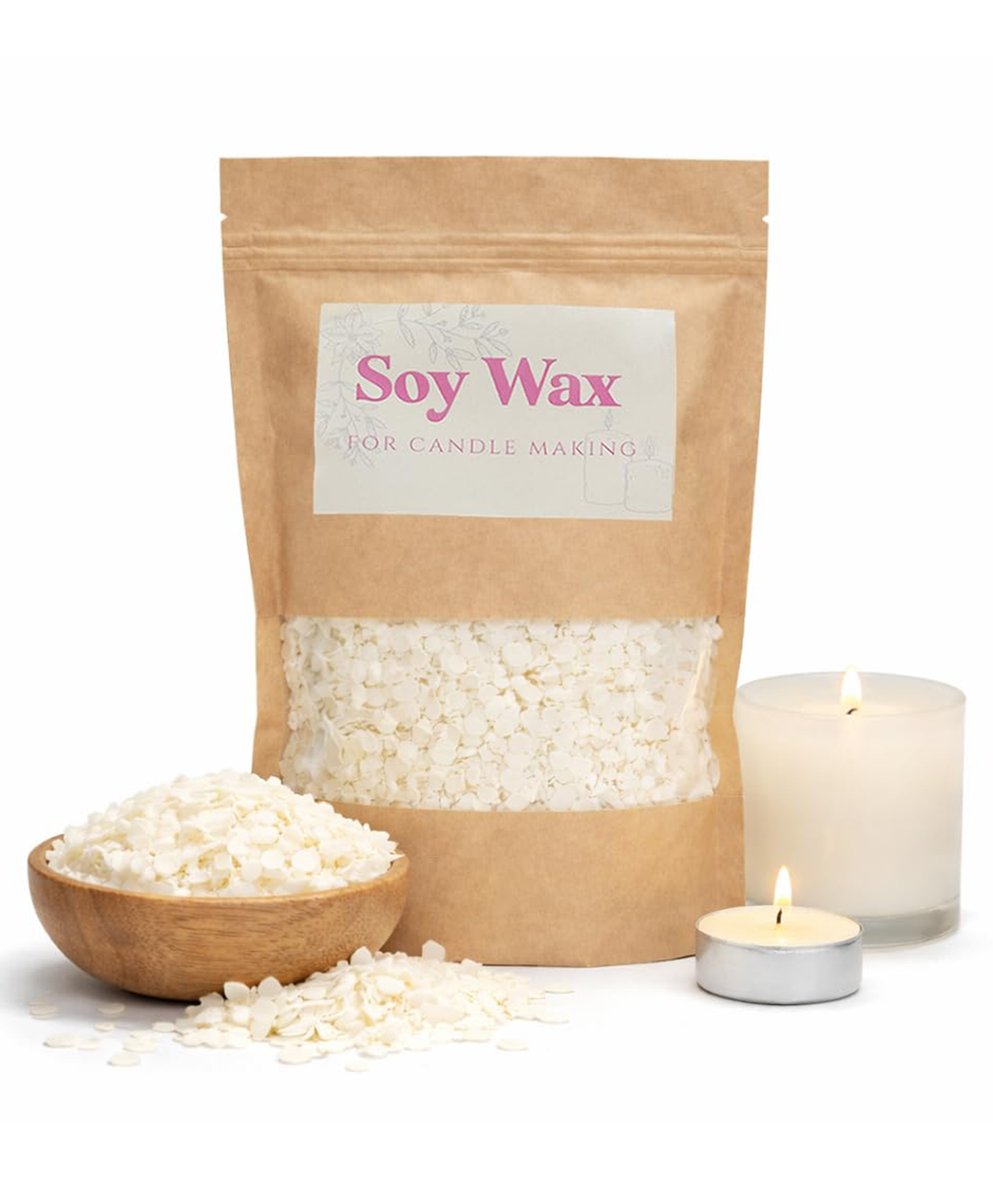 Asian Hobby Crafts Soy Wax Flakes for Candle Making | 100% Natural Soy Wax | Eco-Friendly, Clean Candle Wax for DIY Candles, Jar Candles, Home Craft, Decorative & Handmade Candle Making-900gram-image-38