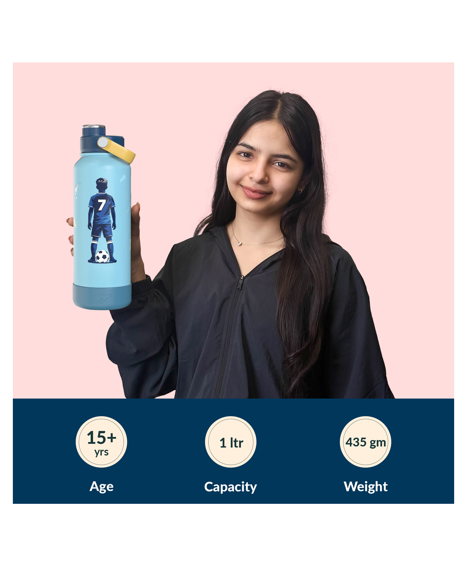 Rabitat Hyde Vacuum Insulated Little Champ Bottle Blue - 1 Litre-image-46