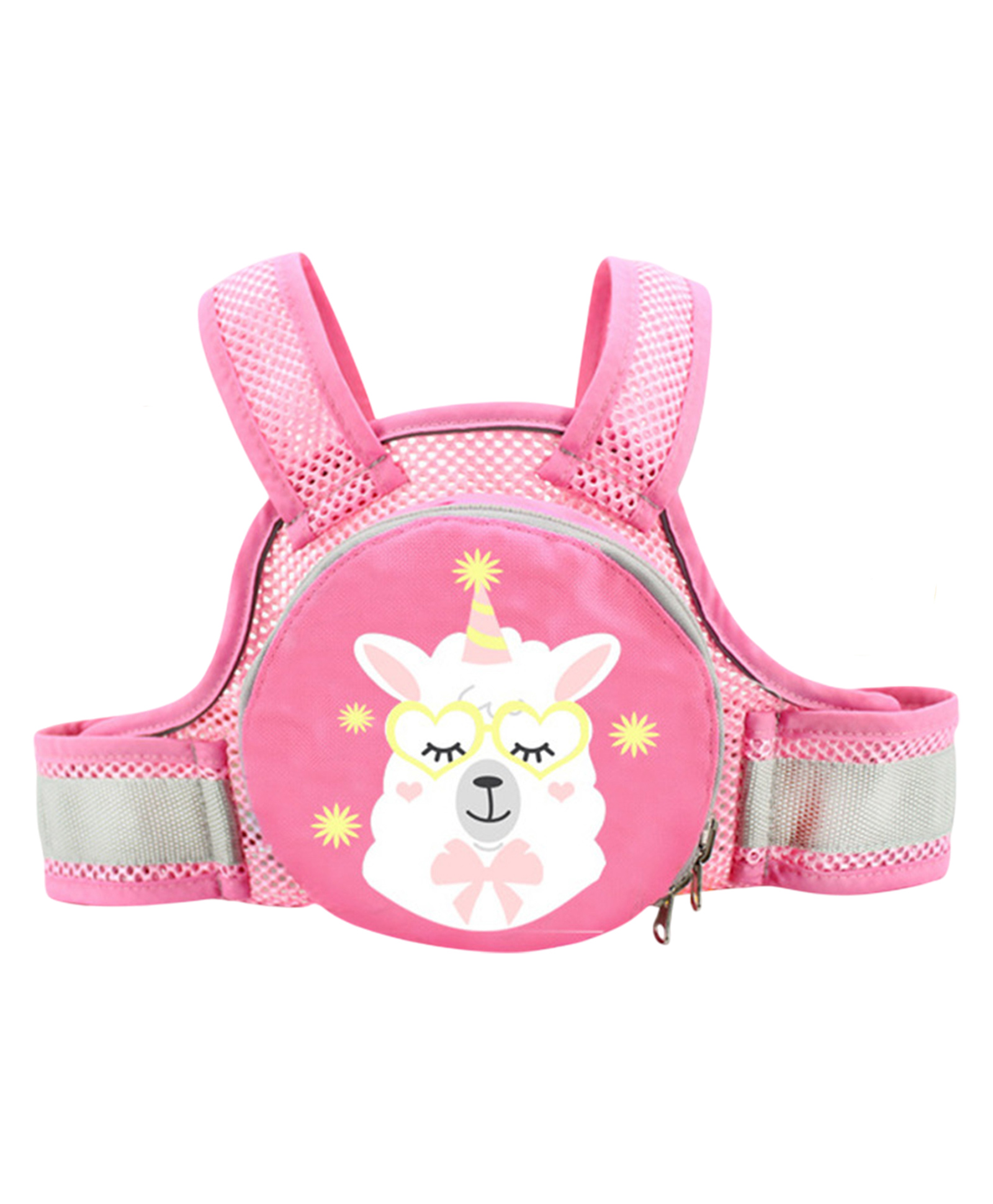 MOMISY Kids Adjustable Bike & Scooty Safety Belt with Storage Bag (Pink)-picture-25