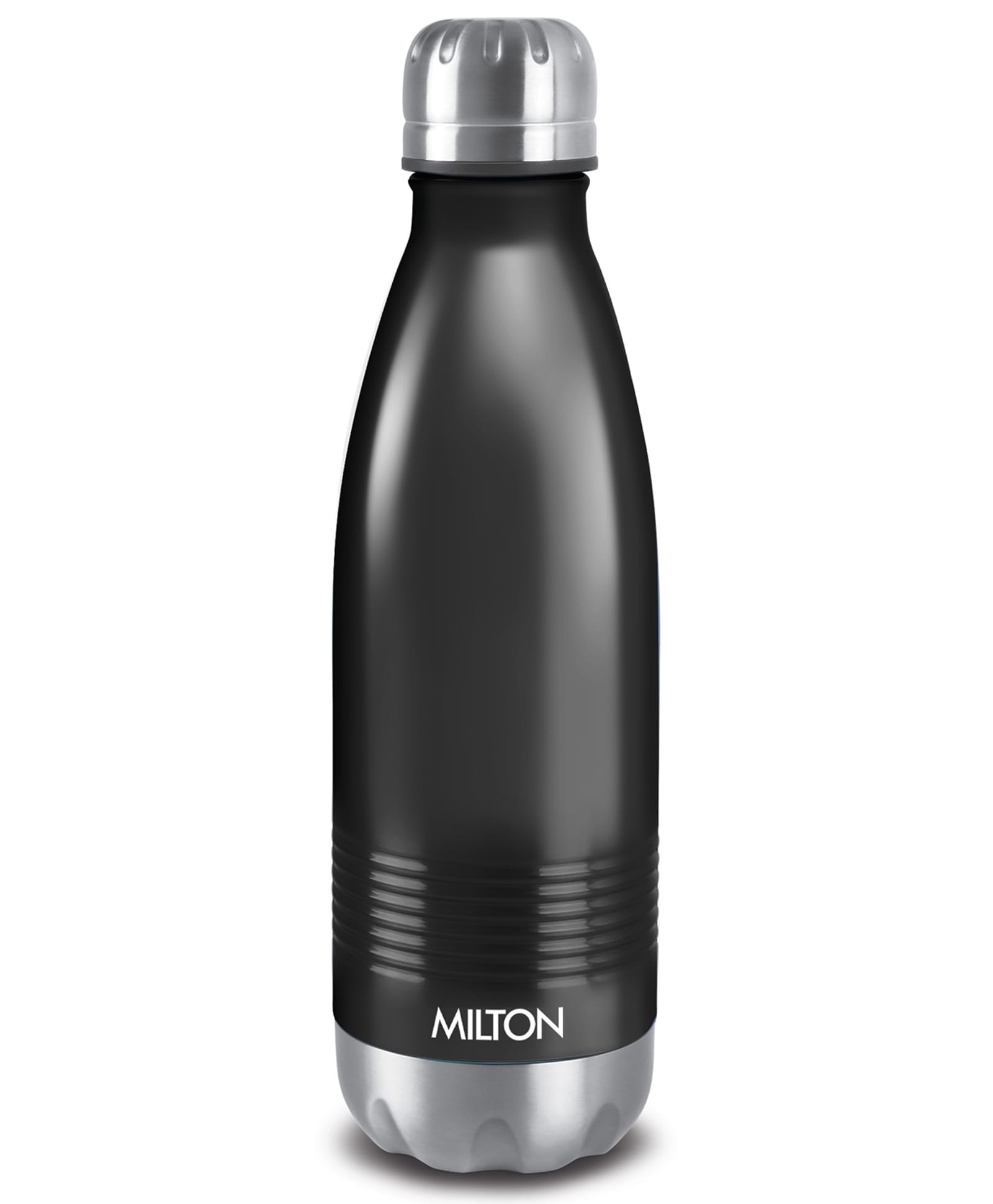 Milton Duo DLX 1000 Thermosteel Bottle | 24 Hours Hot & Cold Insulated Rust Proof Bottle with Easy Grip for Office, Travel & Tea/Coffee | Matt Black - 1000 ml-picture-21