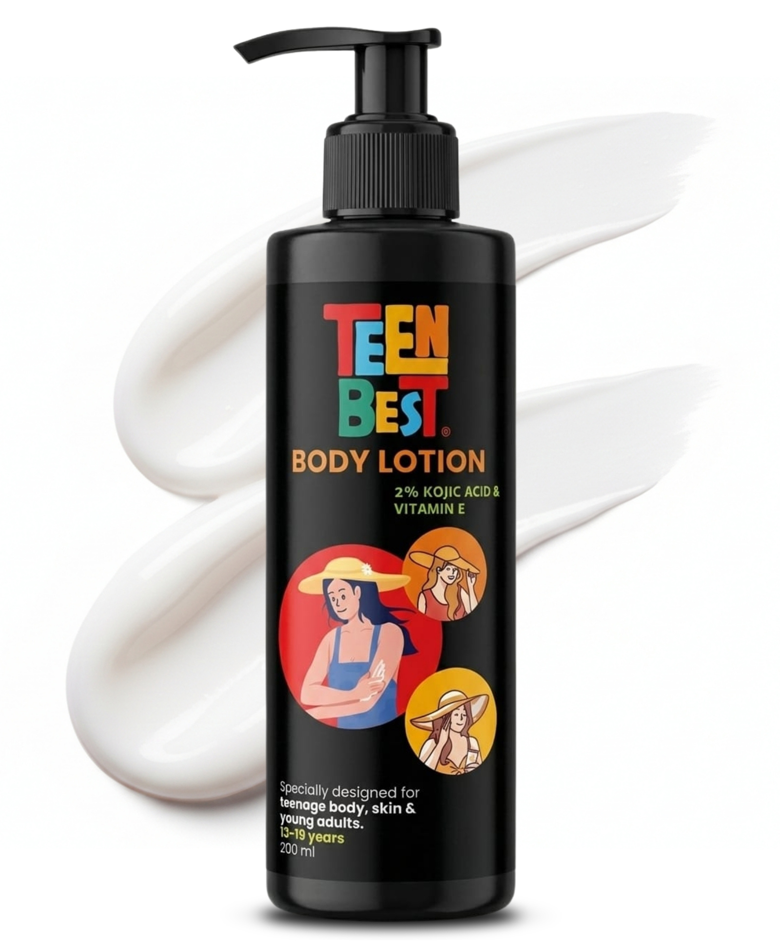 Teens Body Lotion with Kojic Acid & Vitamin E Hydrating Moisturizer - 200 ml-image-12