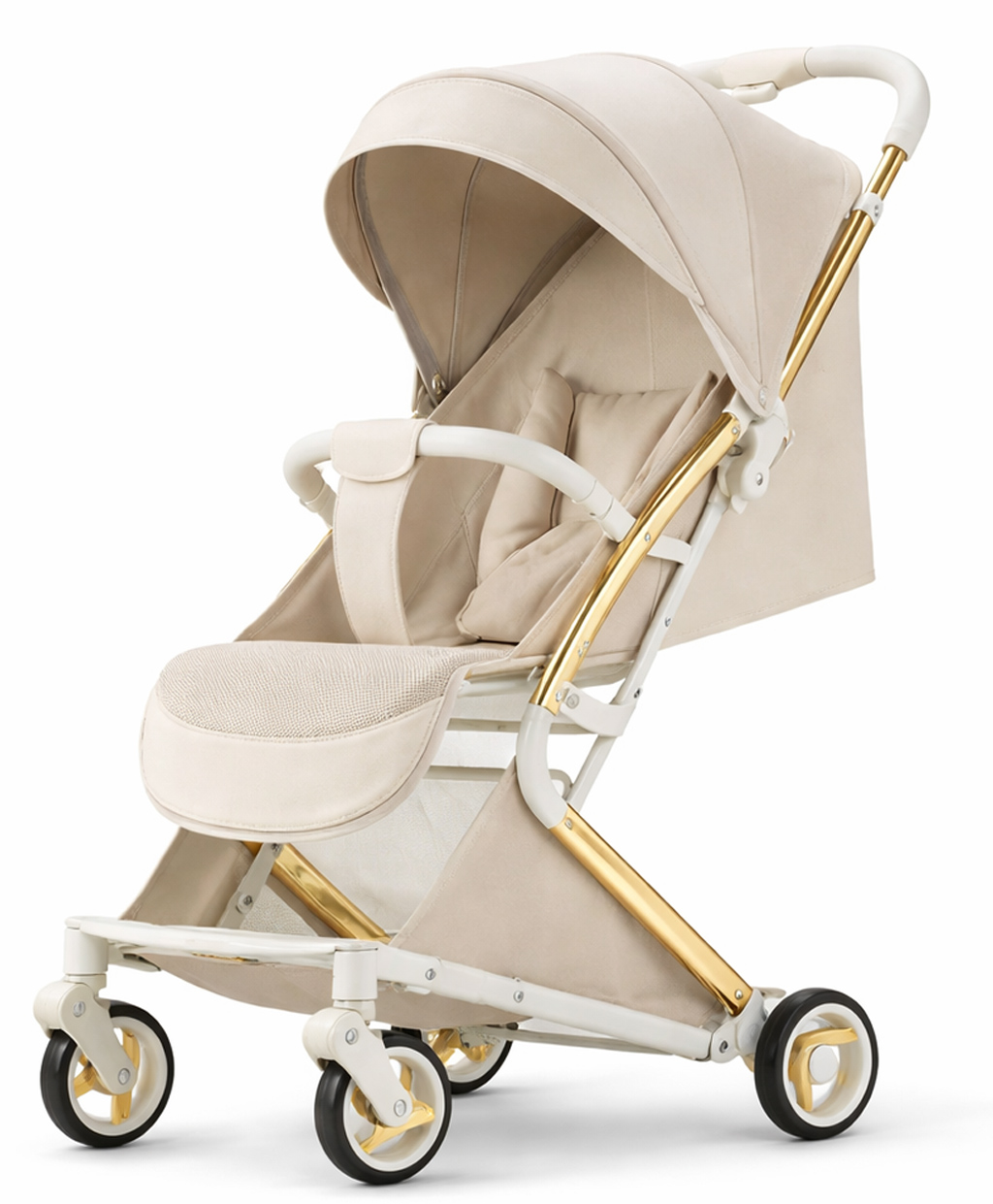 Honor Your Home Luxe Glide Lightweight Stroller - Ivory Pearl-picture-13