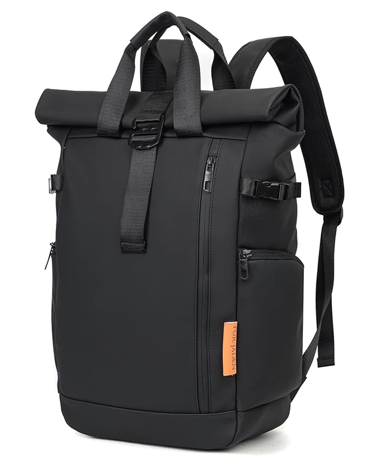 FUR JADEN 35L Travel Professional Backpack with 15.6 Inch Laptop Compartment I 3 Large Compartments I Organizer Pockets I For Men Women Boys Girls I School & College Backpack - Navy Blue-image-3