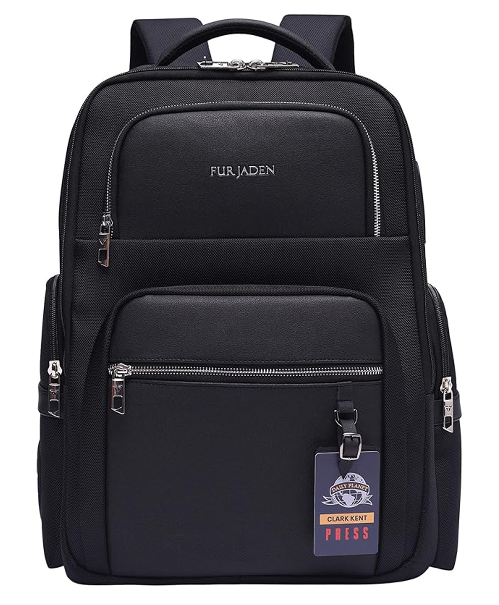 FUR JADEN Pro Series Smart Tech Anti-Theft Laptop Backpack With USB-A & USB-C Type Charging Port for Men & Women For Business Professionals & College Students - Black-picture-48